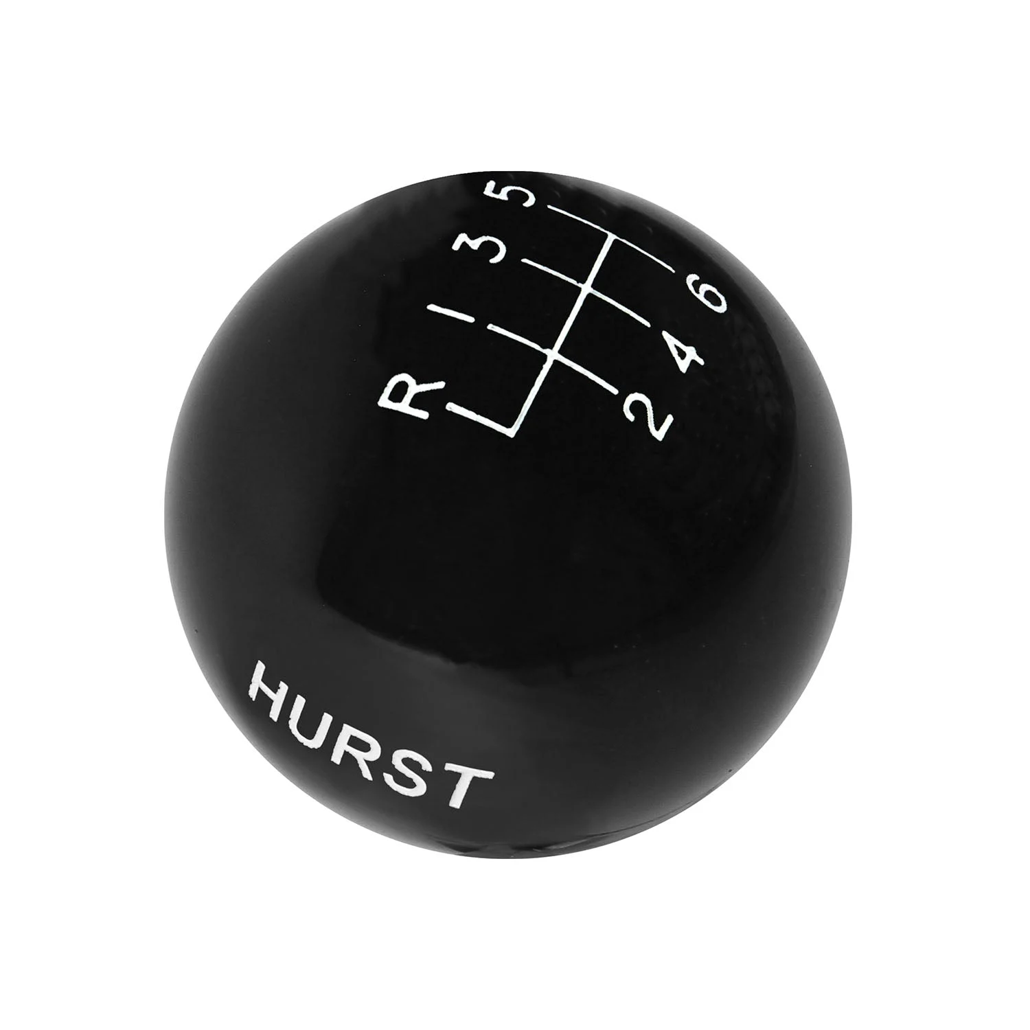 Hurst Shift Knob - 6-Speed - Black - Ford