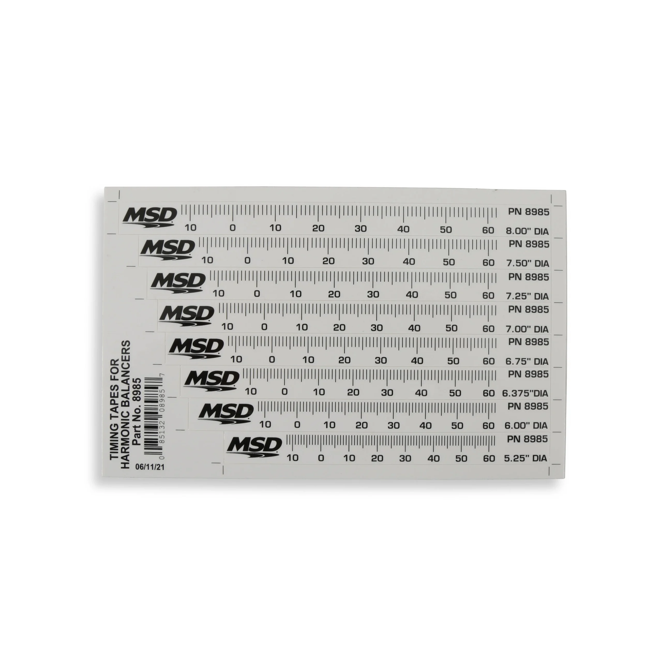 MSD Timing Tape - Harmonic Balancer - 5.25" to 8.00"