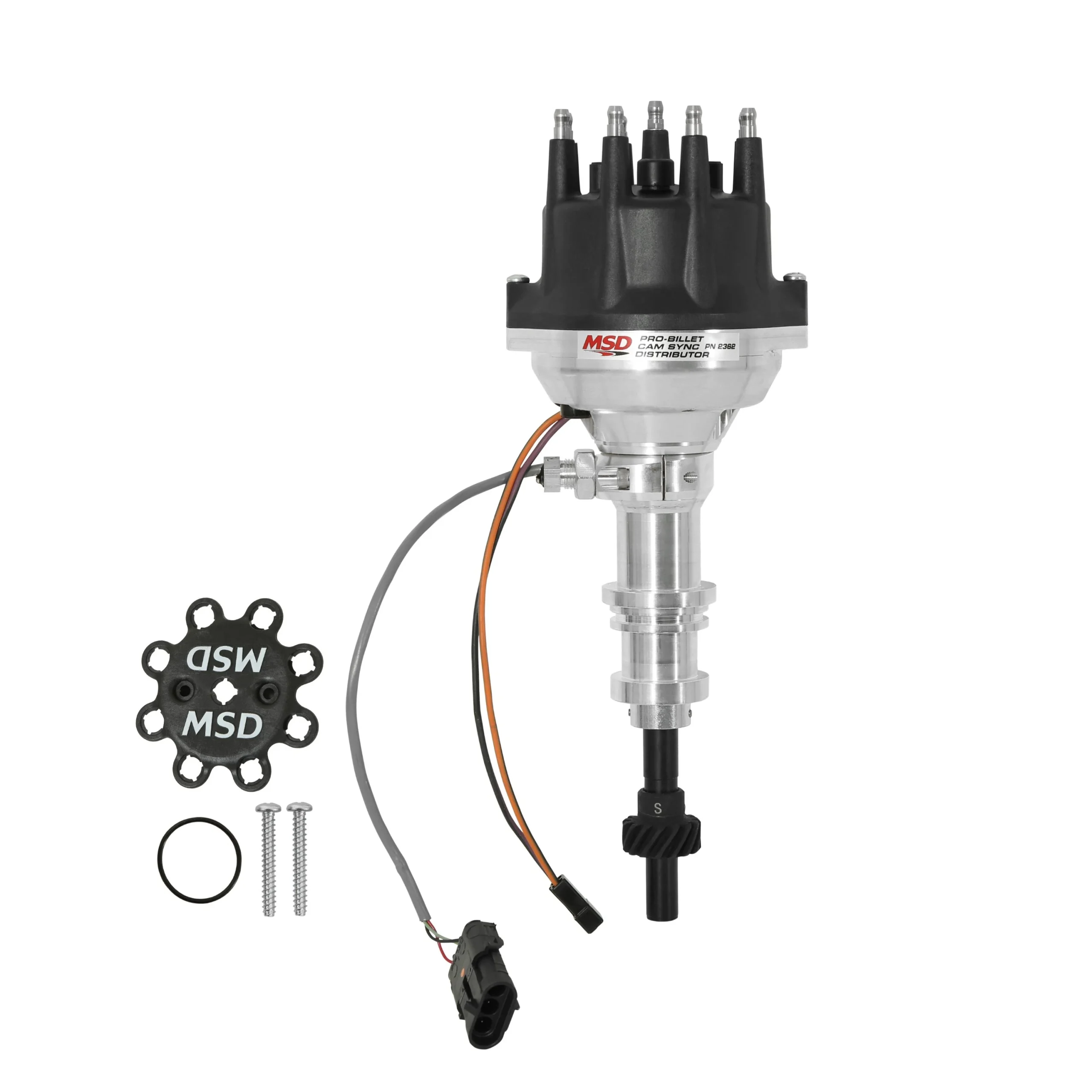 Pro-Billet Cam Sync Distributor, Ford 351W, Steel gear