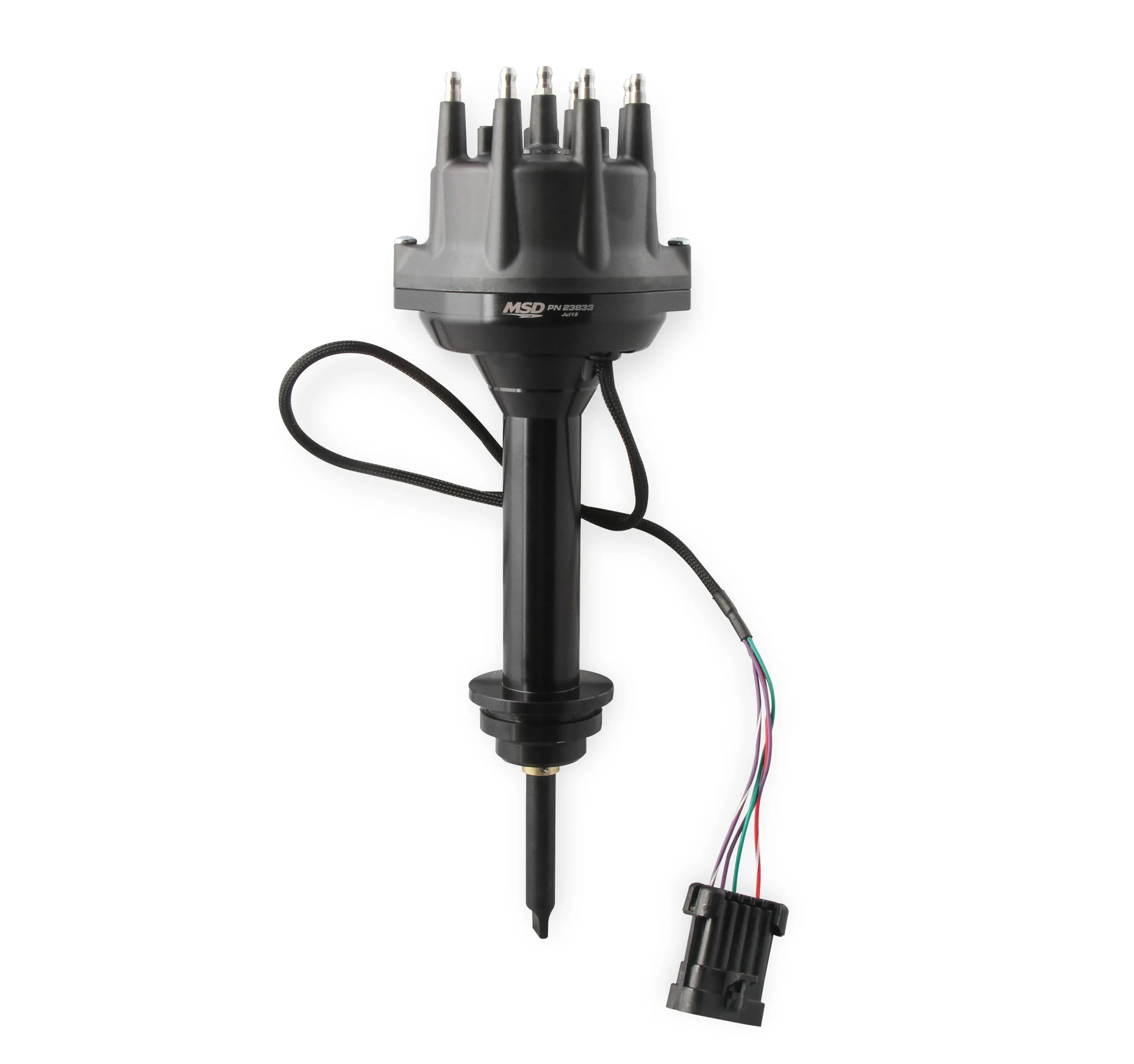 MSD Black,  Chrysler 426, 440 Dual Sync Distributor