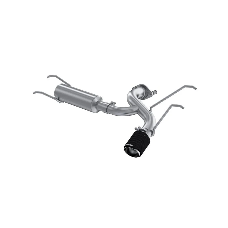 MBRP 16+ Mazda MX-5 Miata Single Rear Exit 2.5in Axle Back w/ Carbon Fiber Tips - T304
