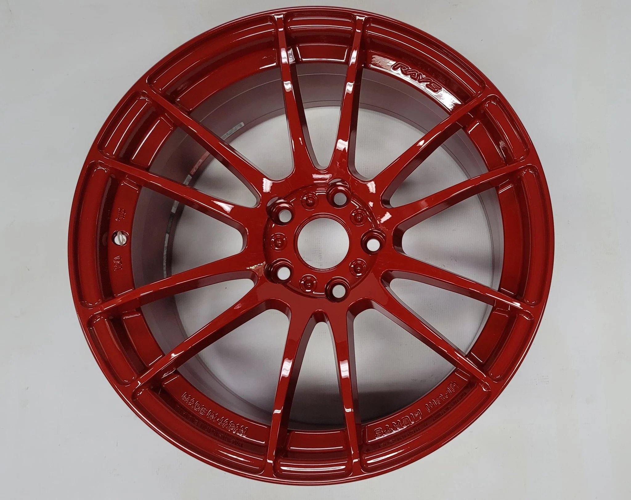 RAYS 57 EXTREME SPEC D MILANO RED 18X9.5 5X114.3 ET38 Set of 4 Wheels ORL