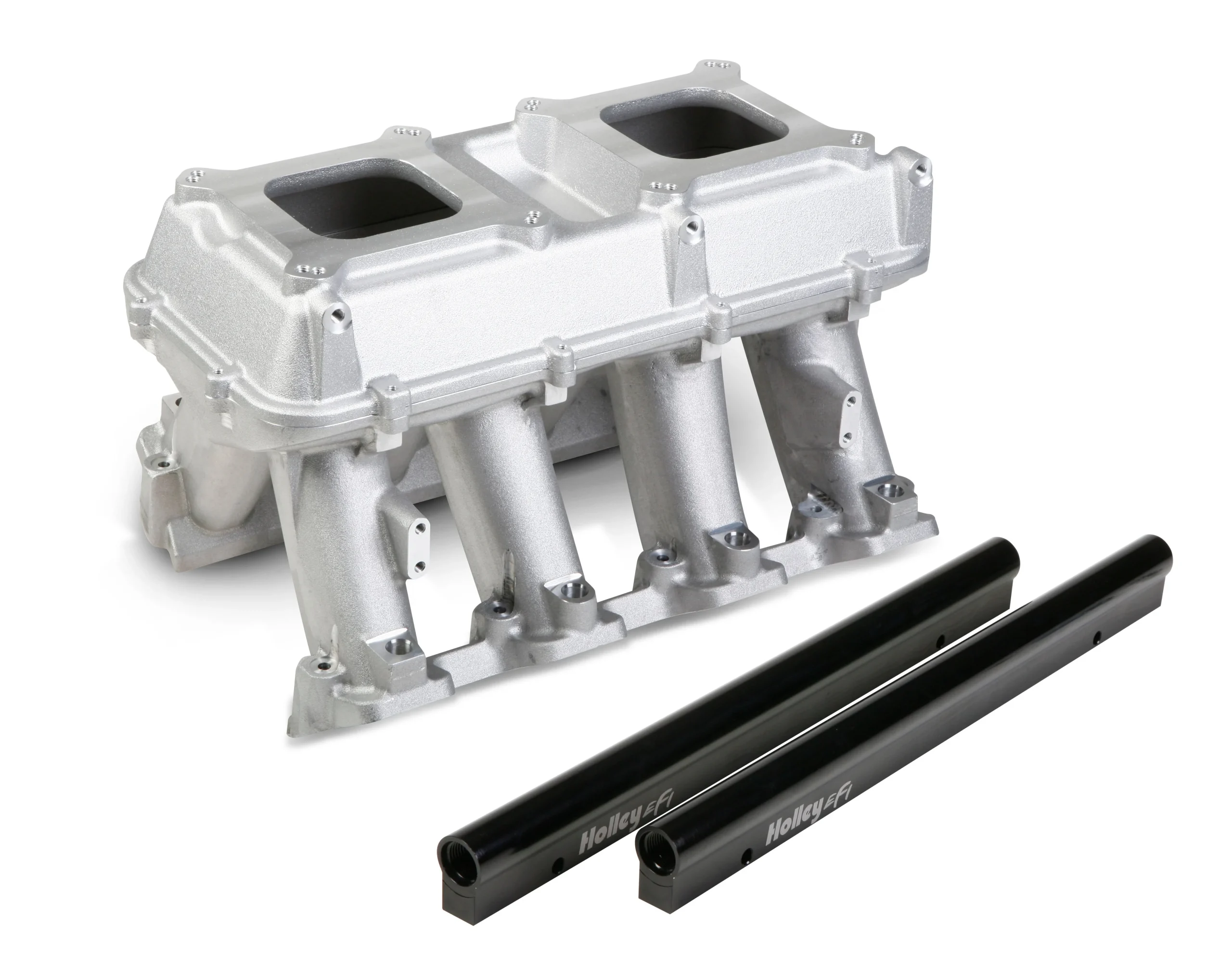 EFI Hi-Ram Intake, 2 x 4150 (2 x 1000cfm sideways or inline mounting)