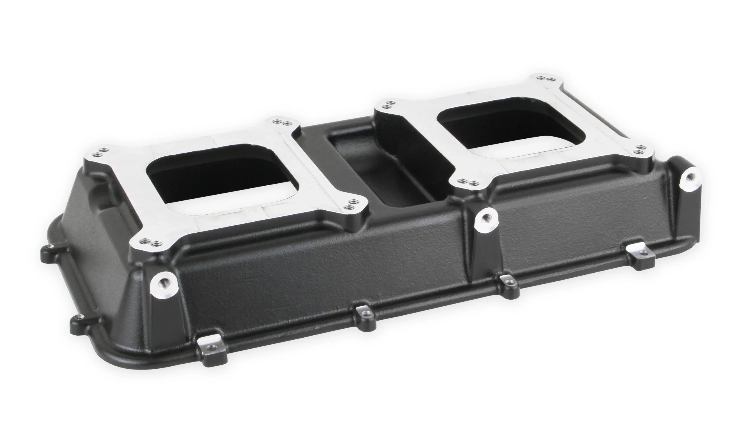 Holley Hi-Ram Intake Plenum Top Only - 2 x 4150 - Flat Black Finish