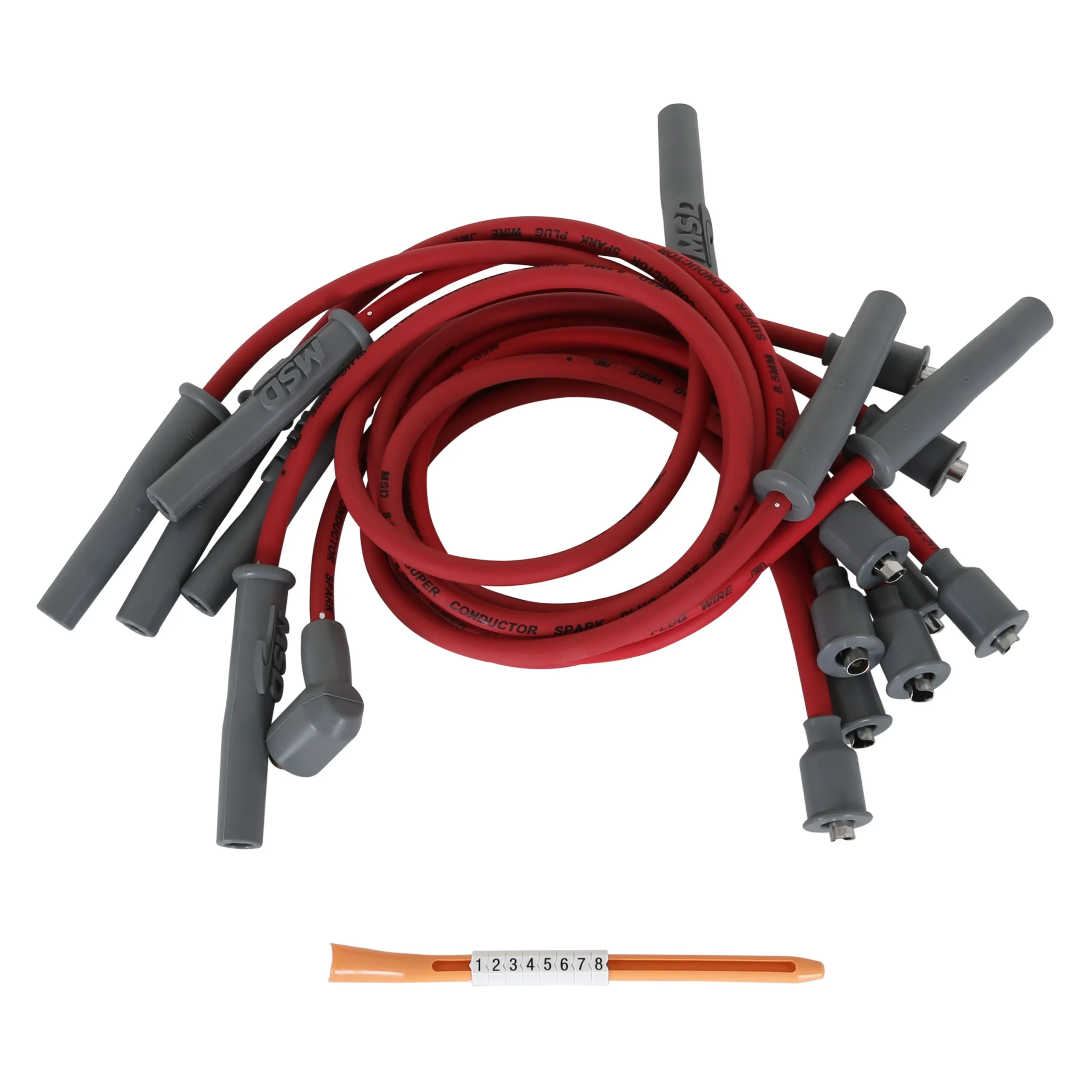 For use on Chrylser 318-360 engines with Socket boots, Red jacket.