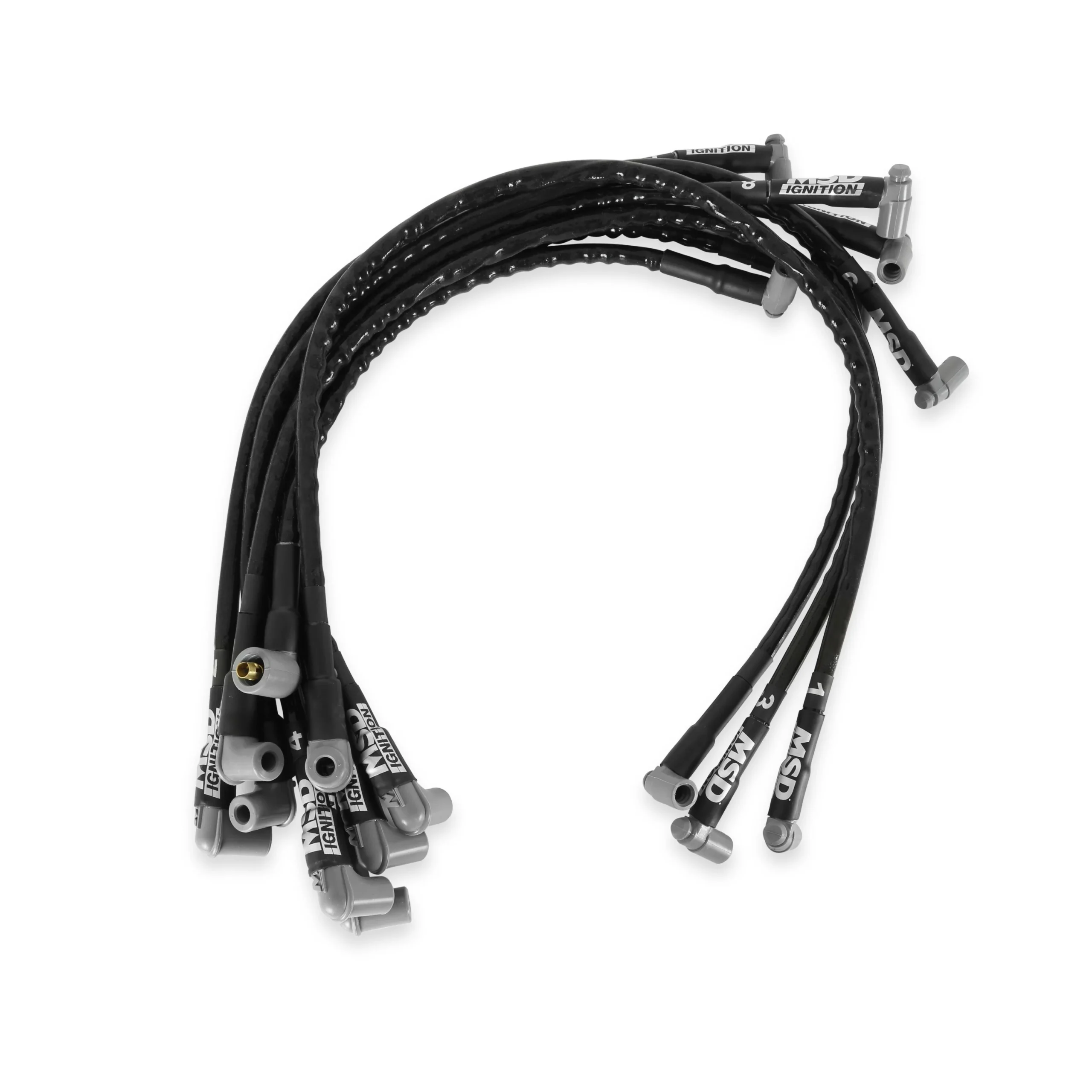 Sleeved Spark Plug Wires for SBC over valve cover, HEI