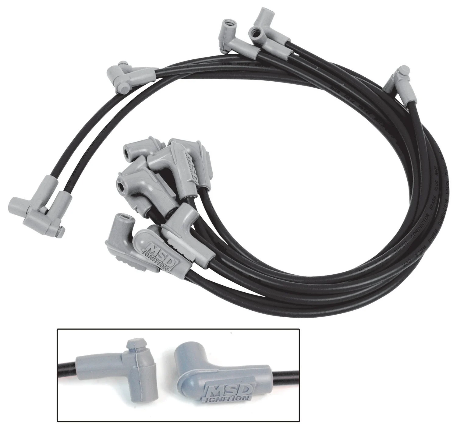 For use on Chevy Corvette with 305, 350, HEI, Black jacket