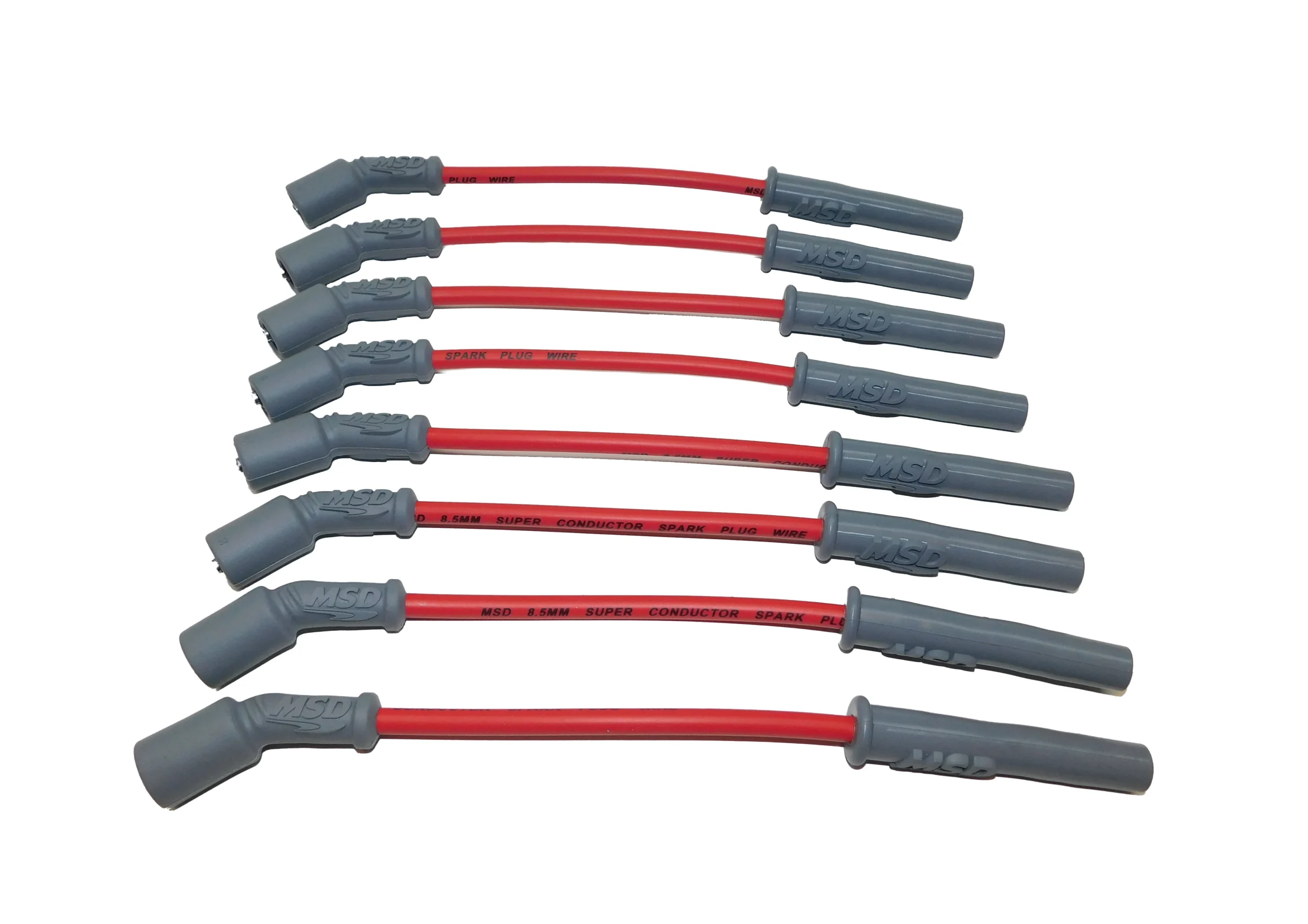 MSD Super Conductor 8.5mm Wire Set, Red, GM Truck & SUV 99-13 4.8/5.3/6.0/8.1L