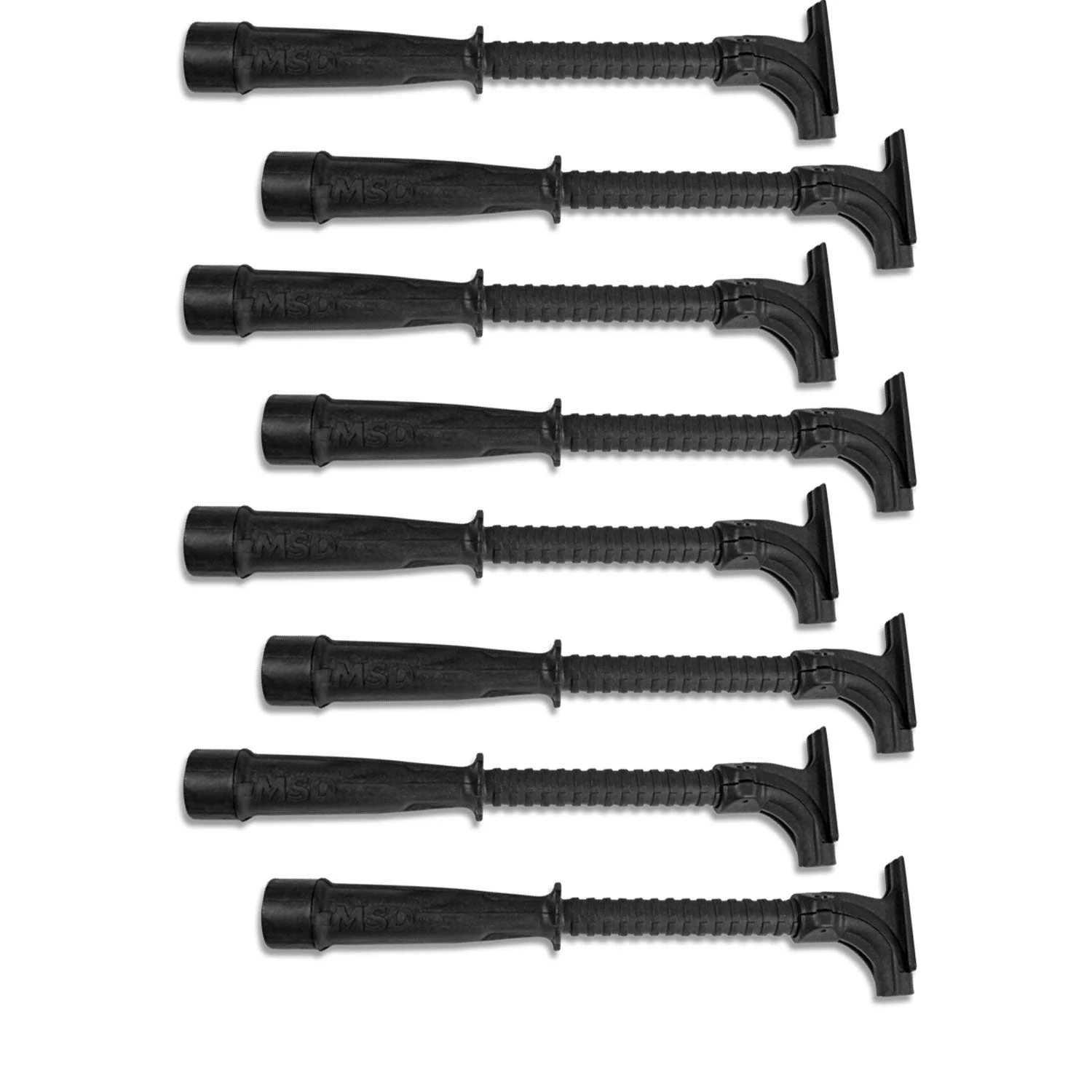 Set of 8 Hemi Tubes, Elbows, End Caps and Screws, Black
