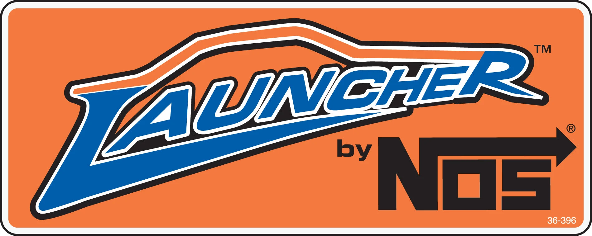36 SQ. IN. NOS Launcher Decal