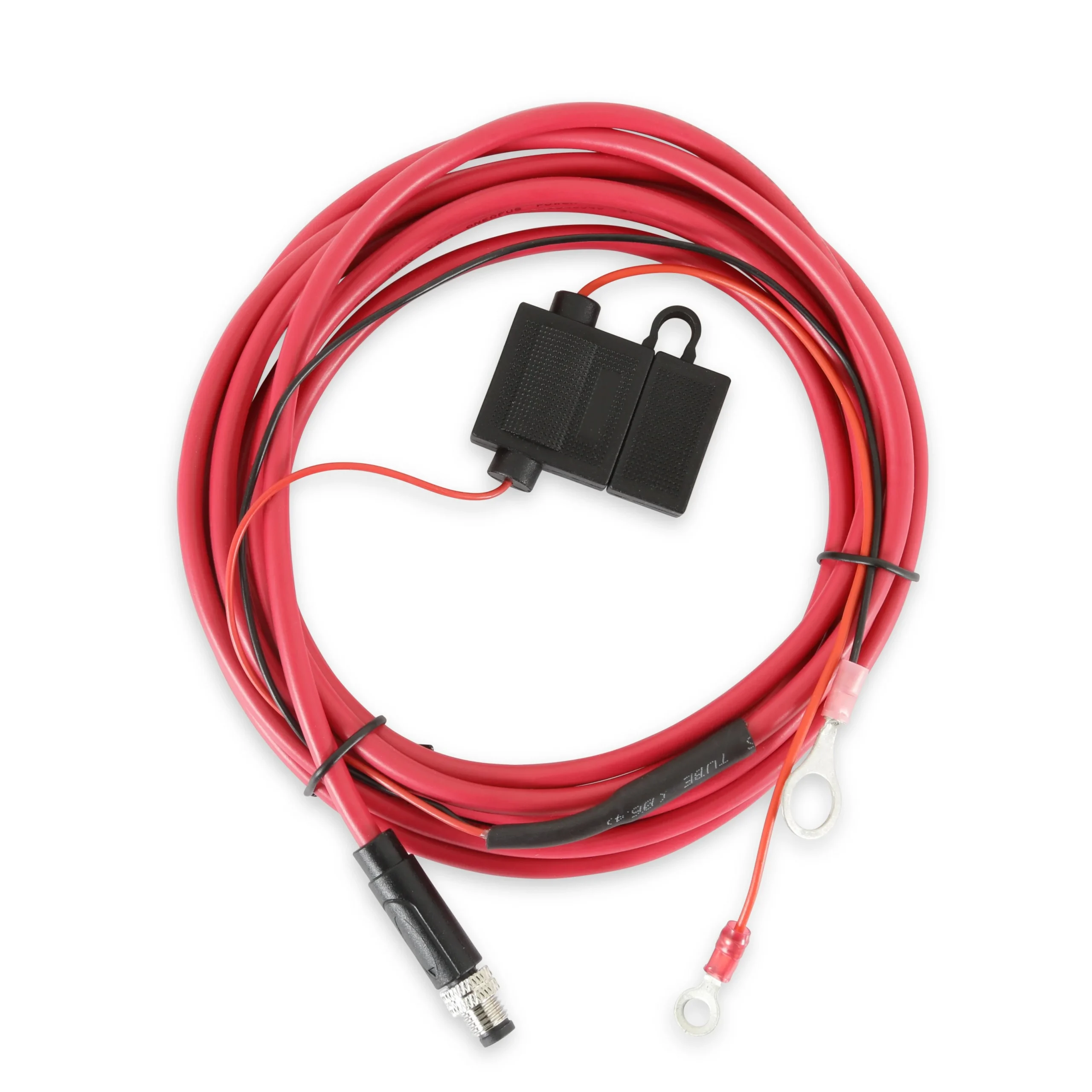Power Cable for Power/RPM Harness, Red, 132" Terminated