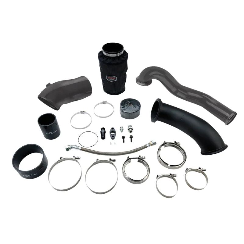 Wehrli 2004.5-07 Cummins 5.9L S400 High Mount Turbo 2nd Gen Swap Kit - Cat Yellow