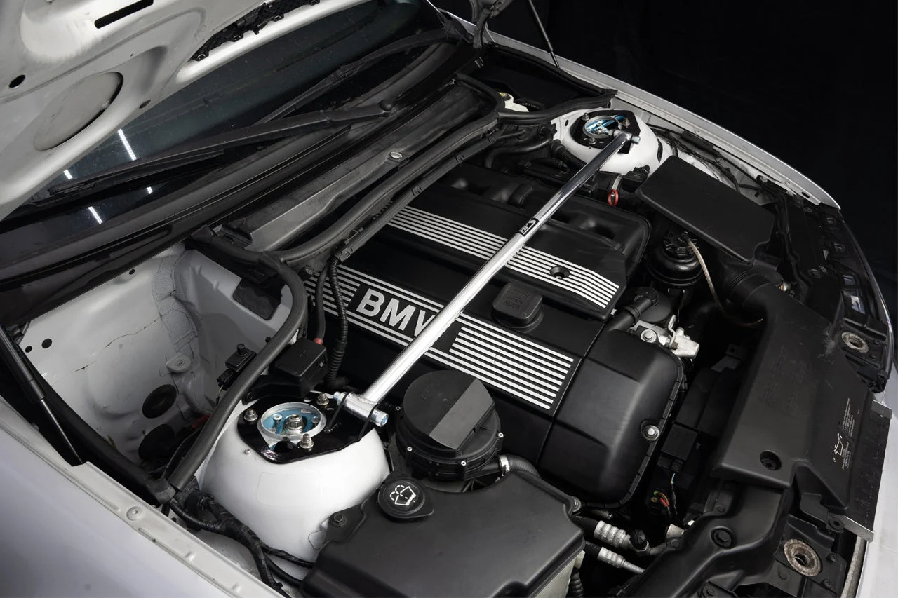 HPS Performance Front Strut Bar 2002-2006 BMW 3-Series E46, 42-103