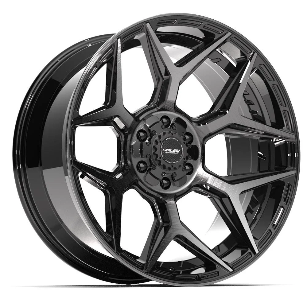4PLAY Gen3 4P06 22x10 6x135mm & 6x5.5" -18et in Brushed Black