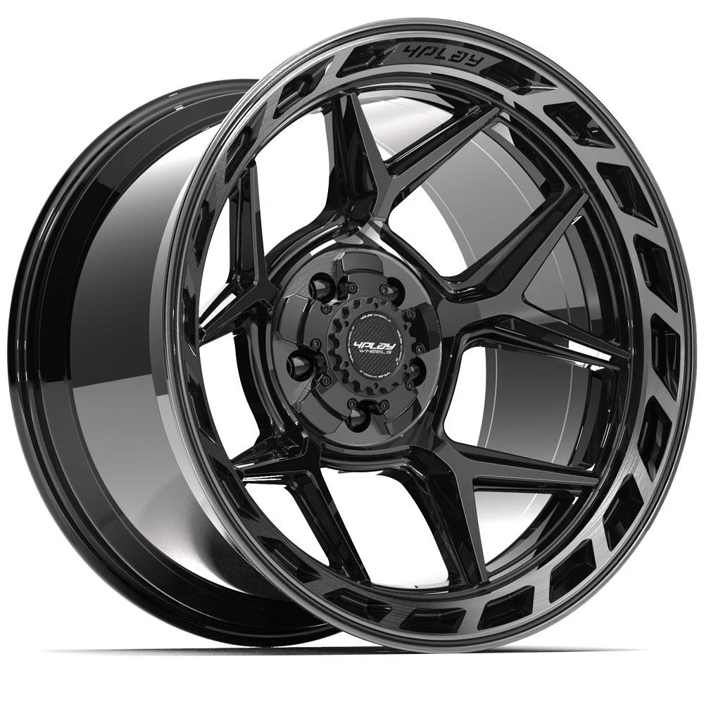 4PLAY Gen3 4P55 20x12 5x5" & 5x5.5" -44et in Brushed Black