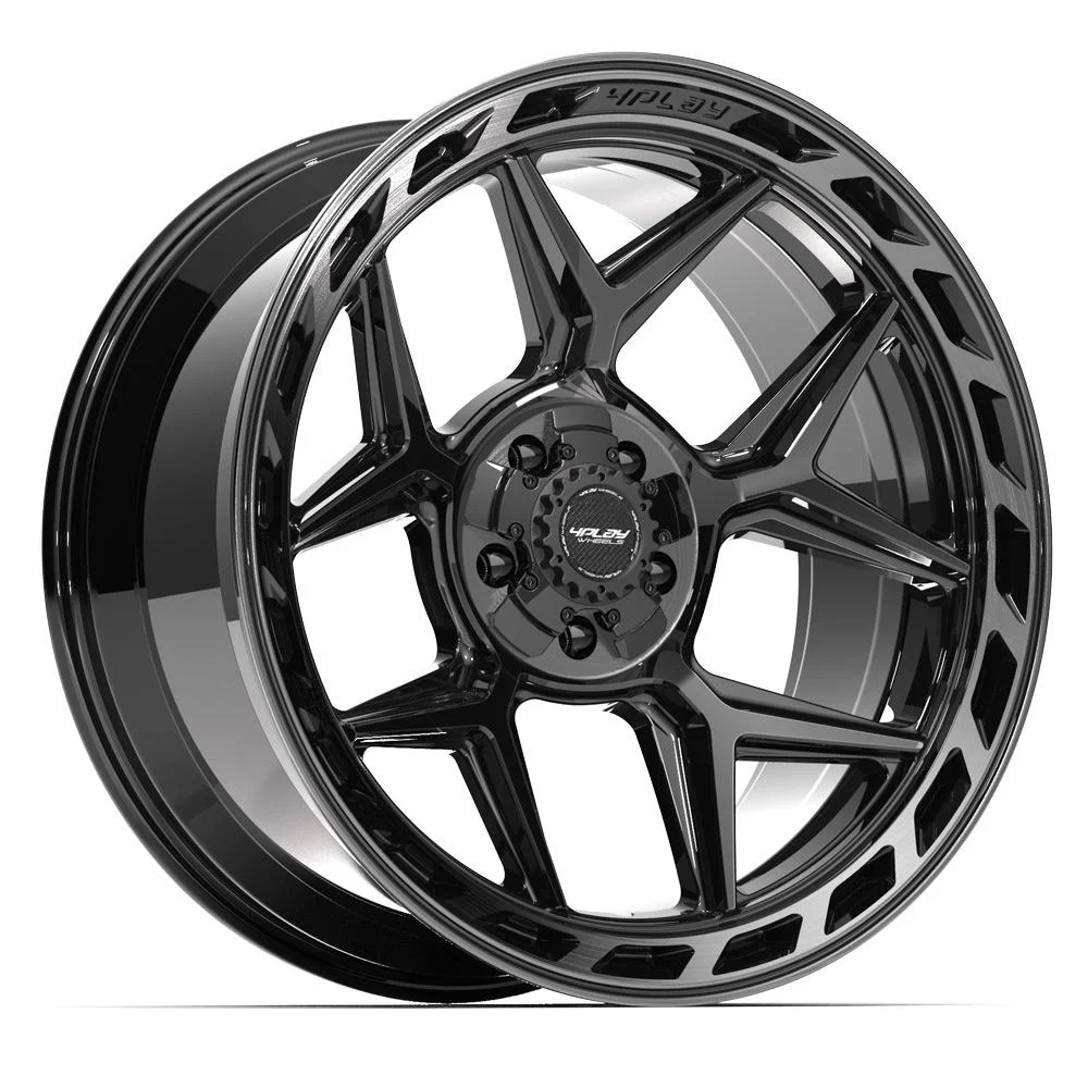 4PLAY Gen3 4P55 22x10 5x5" & 5x5.5" -18et in Brushed Black