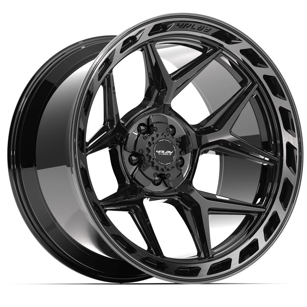 4PLAY Gen3 4P55 22x12 5x5" & 5x5.5" -44et in Brushed Black