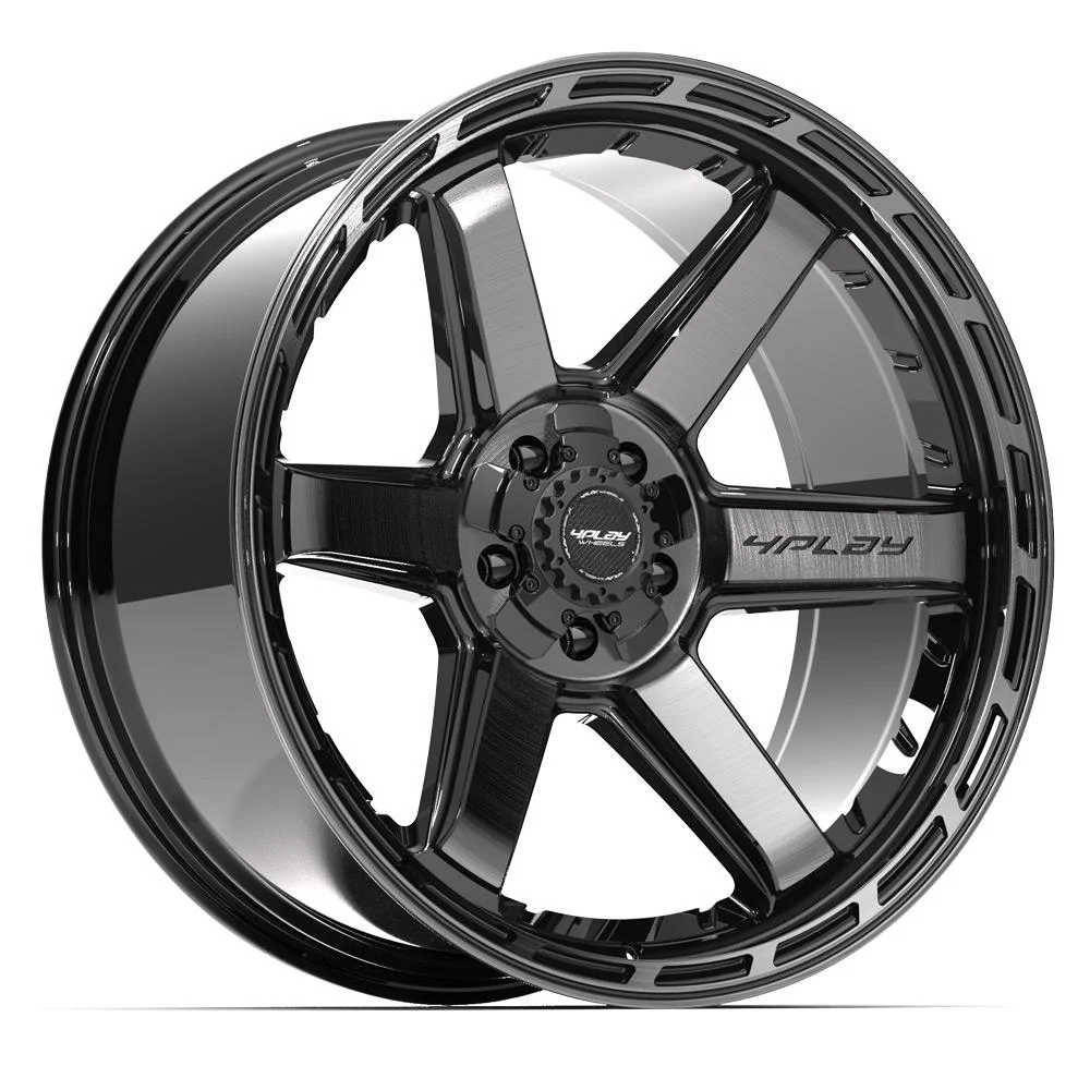 4PLAY Gen3 4P63 22x10 5x5" & 5x5.5" -18et in Brushed Black