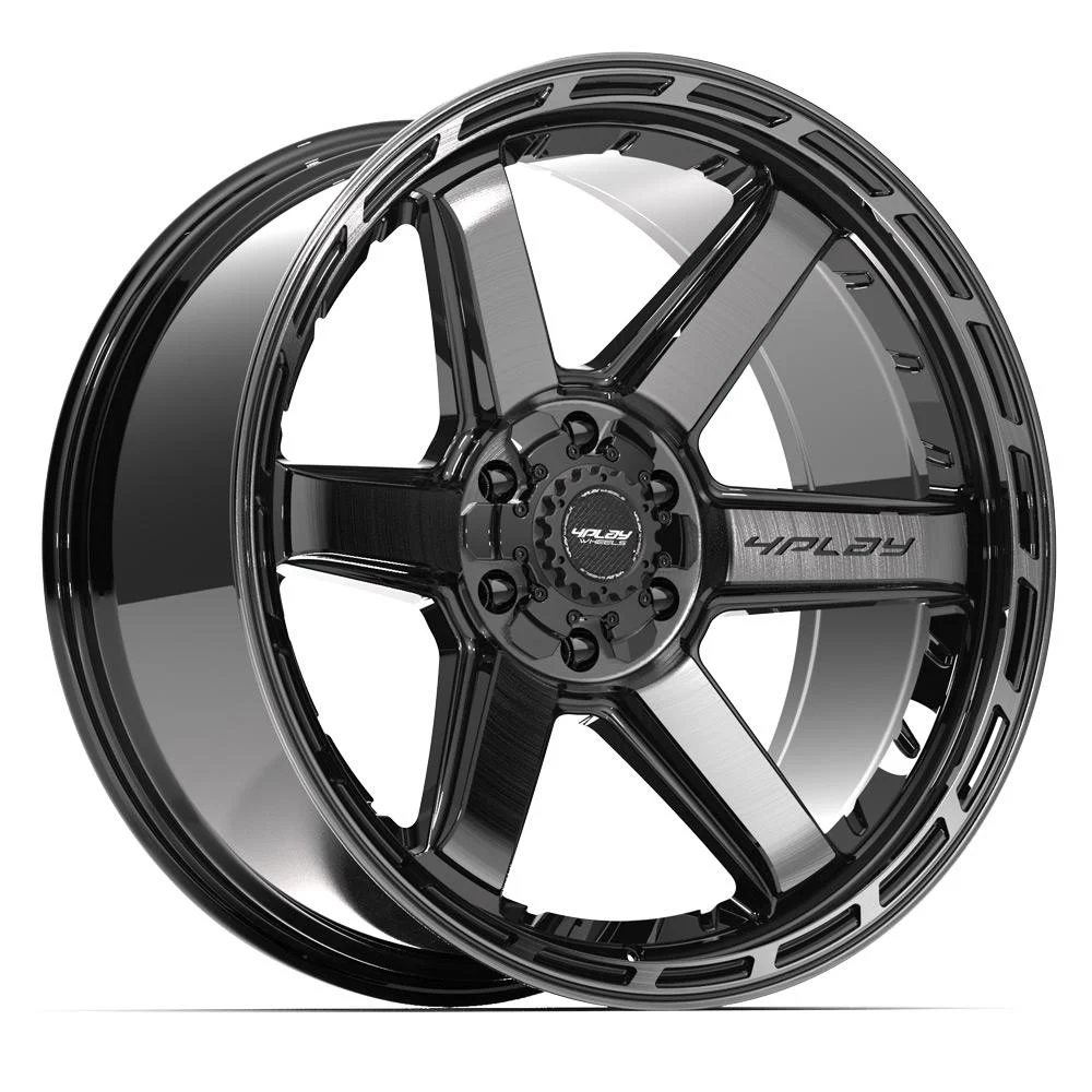 4PLAY Gen3 4P63 22x10 6x135mm & 6x5.5" -18et in Brushed Black