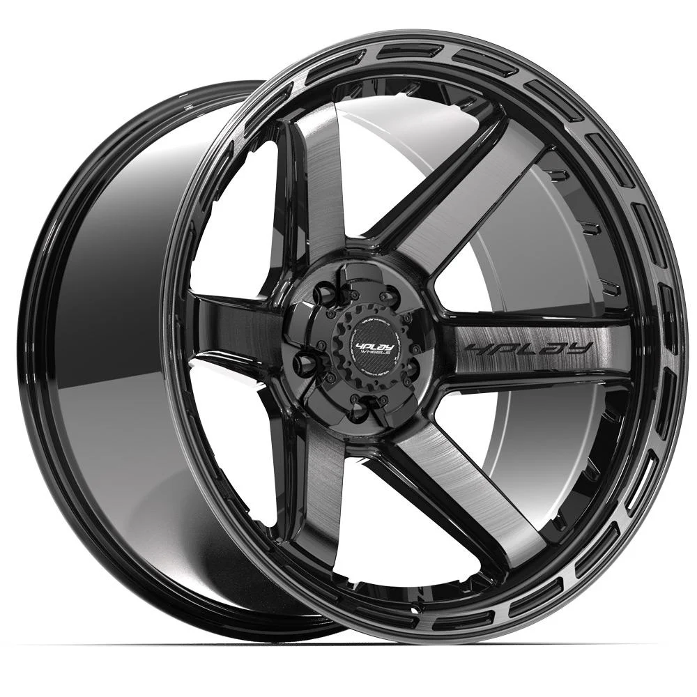 4PLAY Gen3 4P63 22x12 5x5" & 5x5.5" -44et in Brushed Black