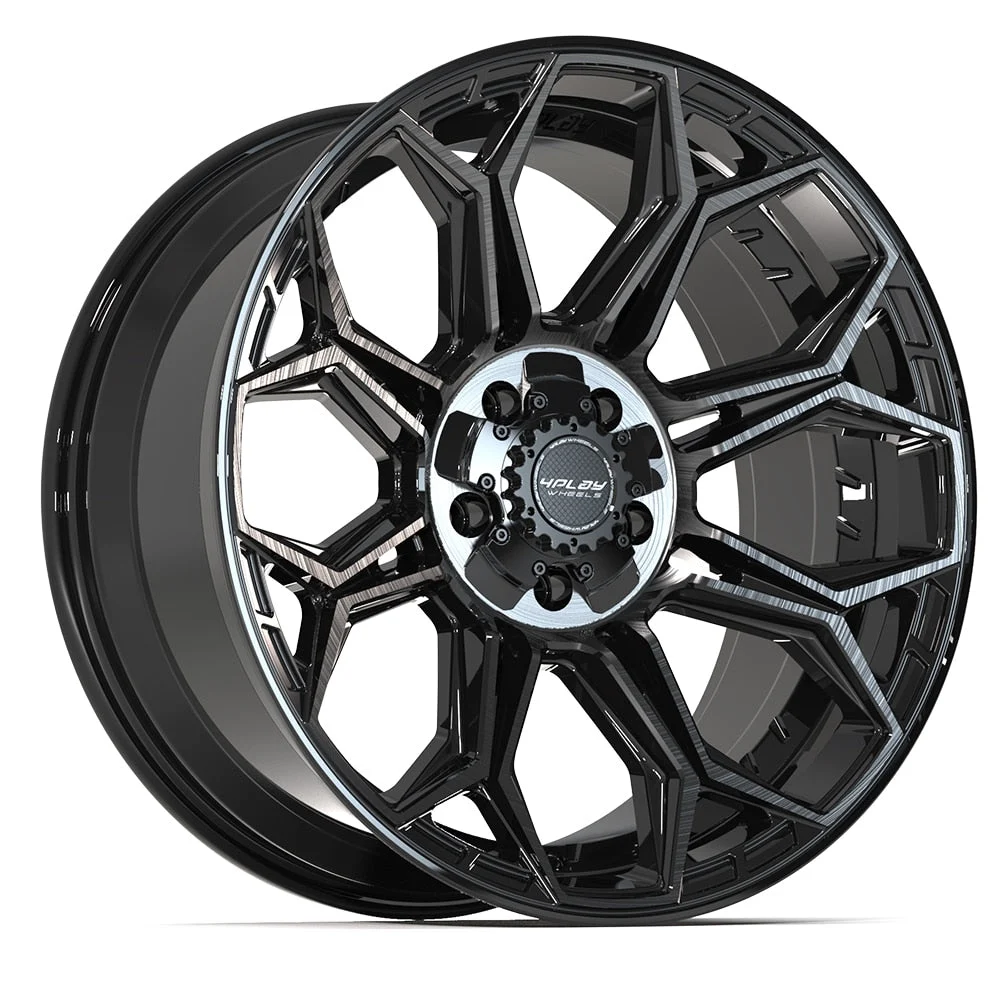 4PLAY Gen3 4P83 20x9 5x5" & 5x5.5" +0et in Brushed Black