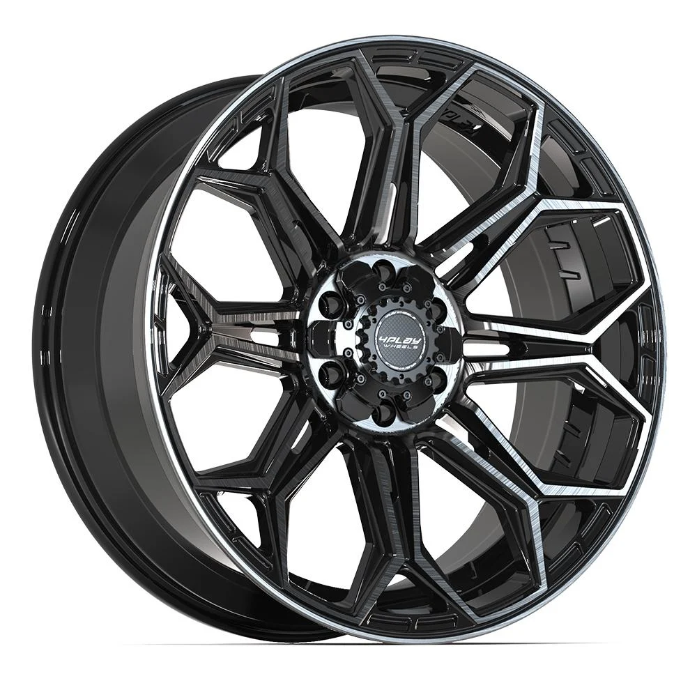 4PLAY Gen3 4P83 22x9 6x135mm & 6x5.5" +12et in Brushed Black