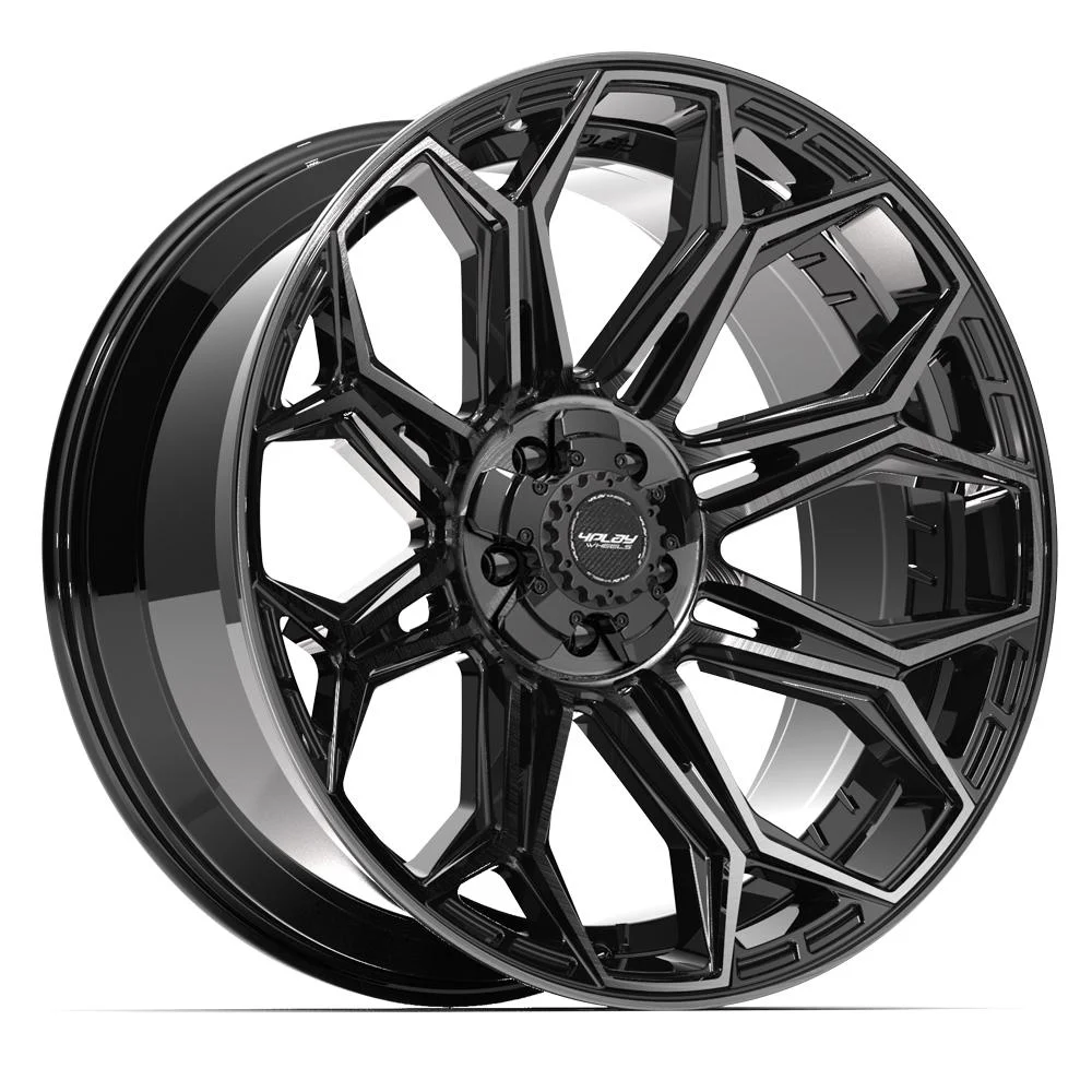 4PLAY Gen3 4P83 22x10 5x5" & 5x5.5" -18et in Brushed Black