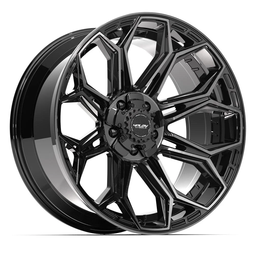 4PLAY Gen3 4P83 22x12 5x5" & 5x5.5" -44et in Brushed Black