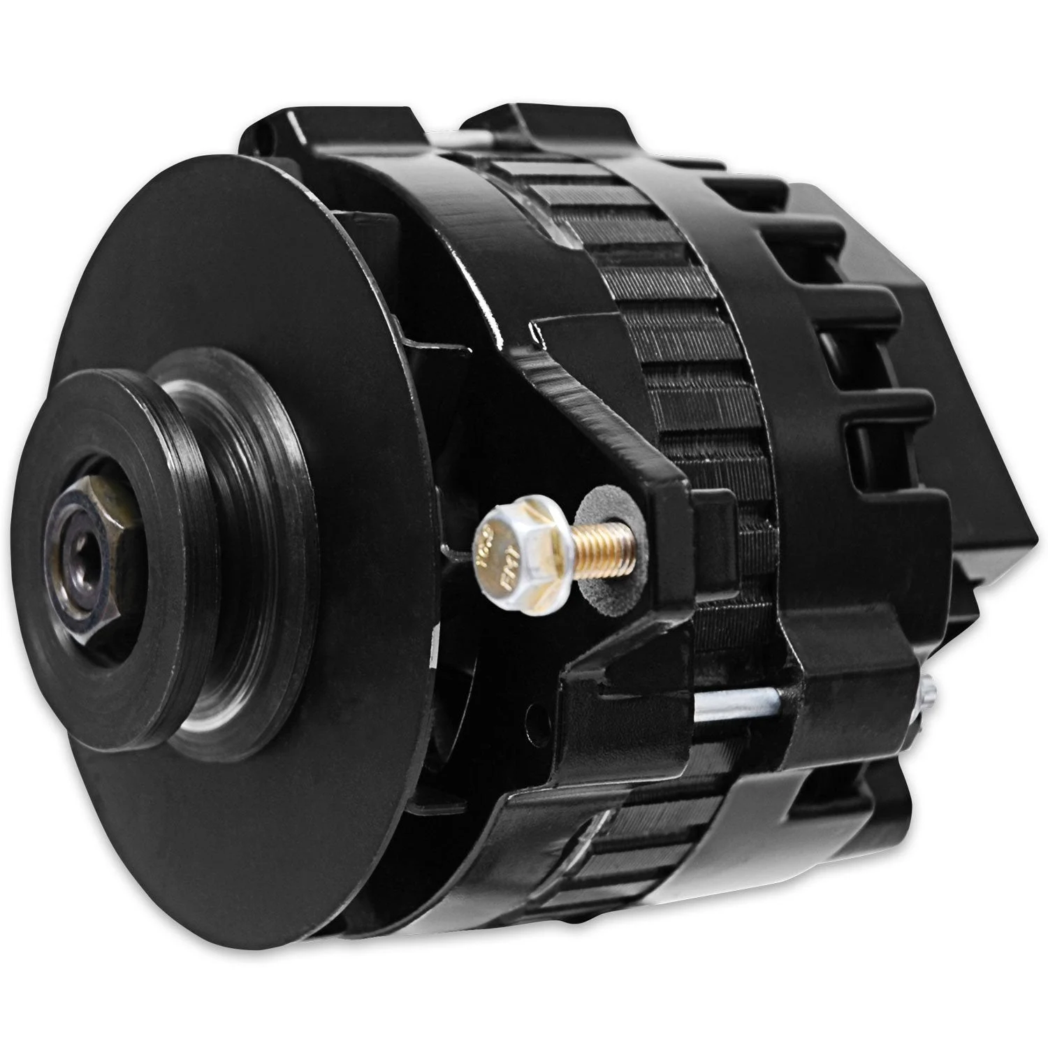 This Alternator features 120 AMPS and a black finish for subtle appearance!
