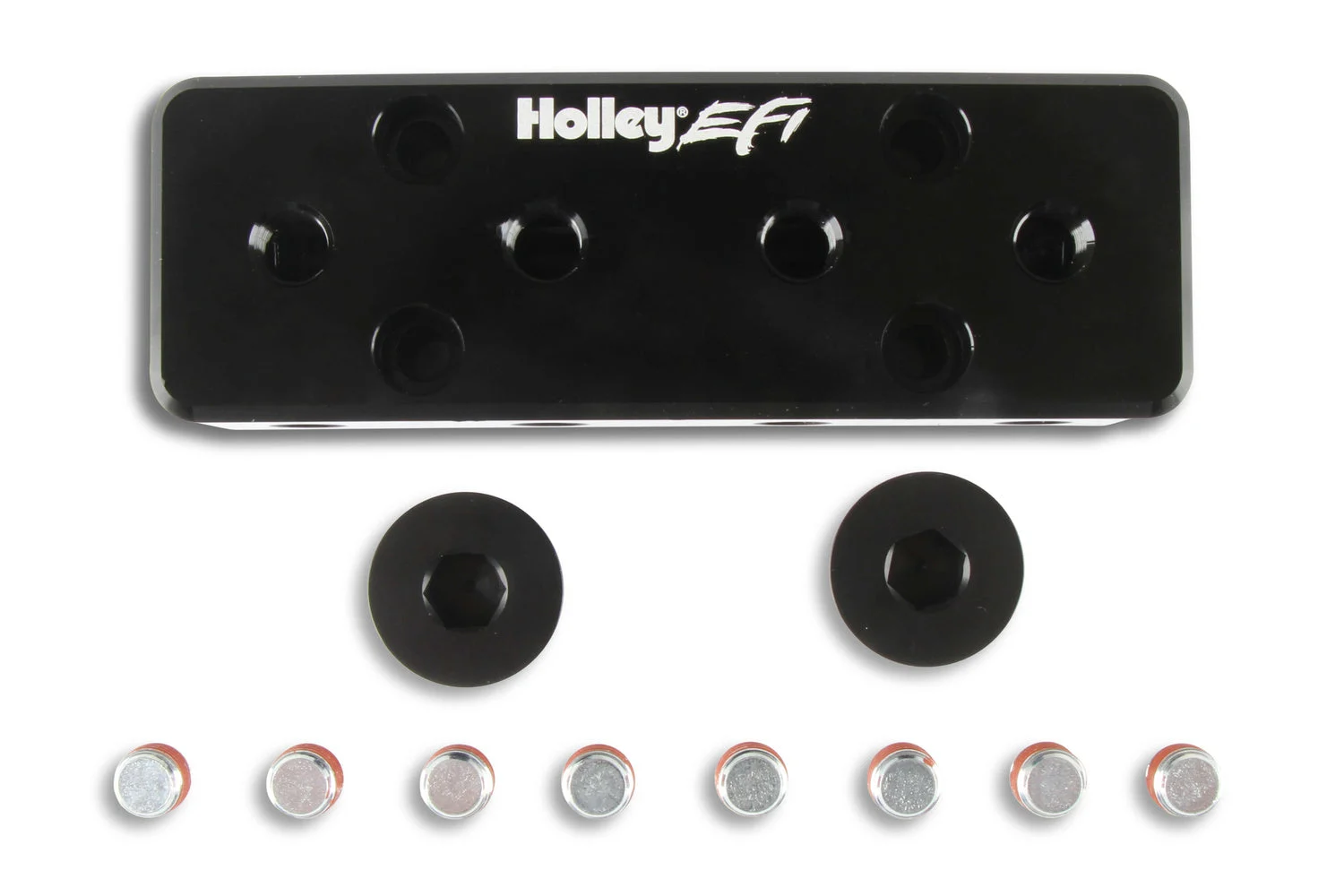 The Holley EFI Vacuum Manifold is an excellent vacuum or boost reference source.