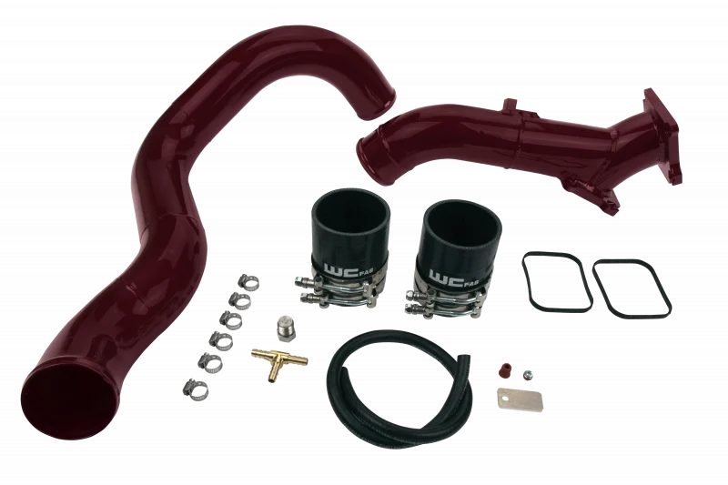Wehrli 01-04 Chevrolet 6.6L LB7 Duramax 3in Y-Bridge Kit - Candy Teal