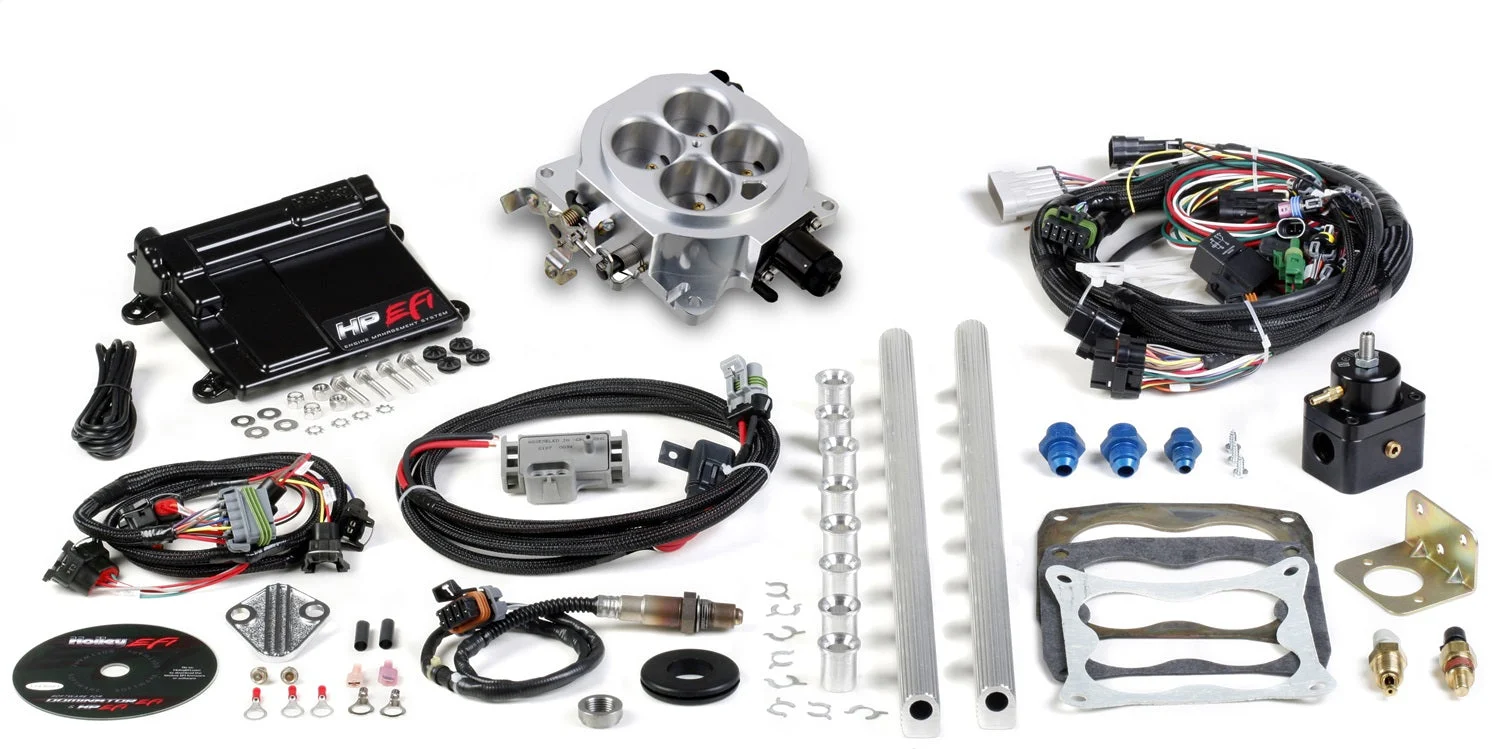 HP EFI Universal MPI Retrofit Kit, 4150™ carburetor style intake manifolds