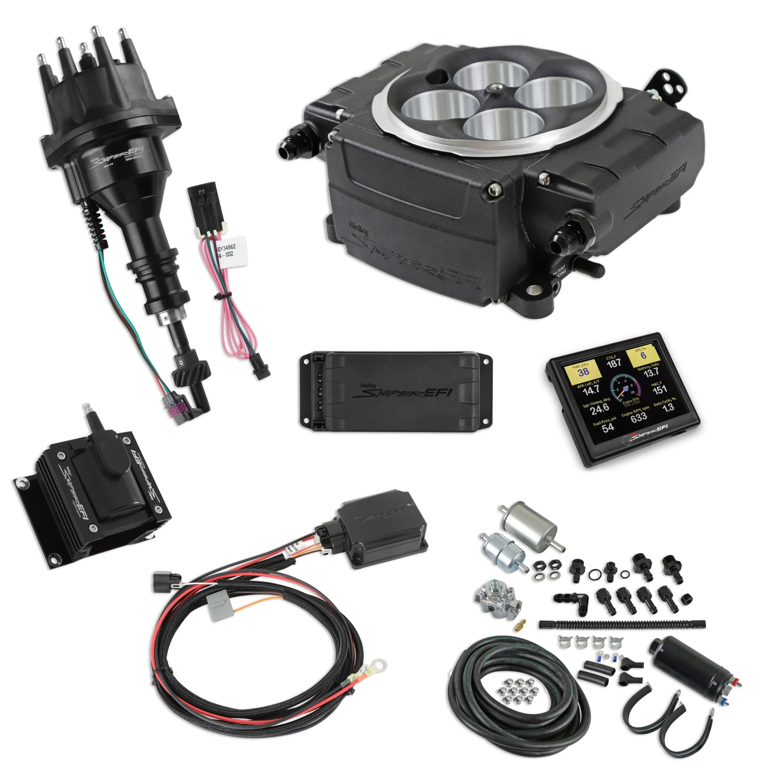 Black - 3.5" Handheld / PDM / HyperSpark Master Kit Bundle