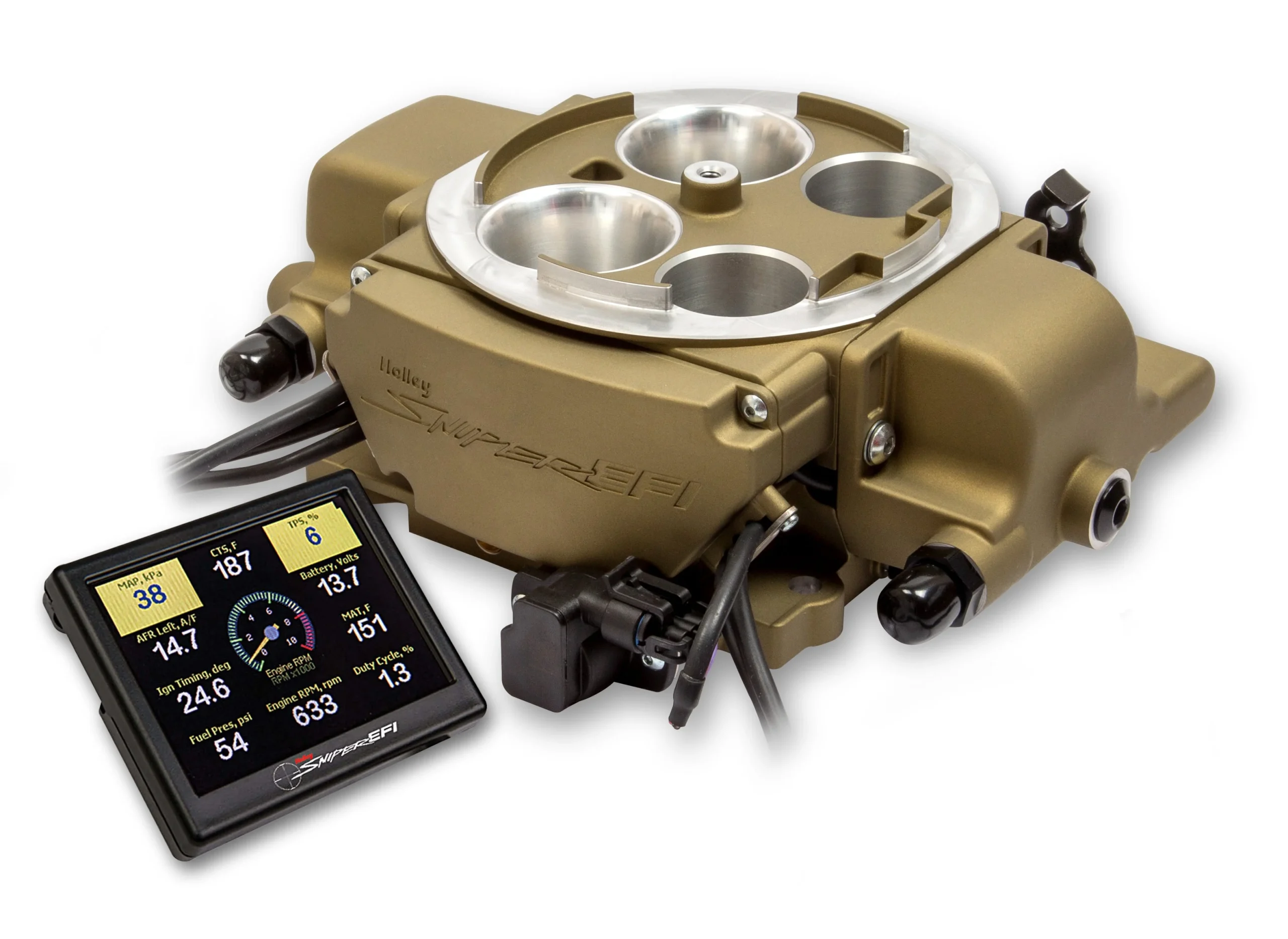 Supports Up To 500 HP - 3.5 in. LCD Touchscreen - For Spreadbore Manifold