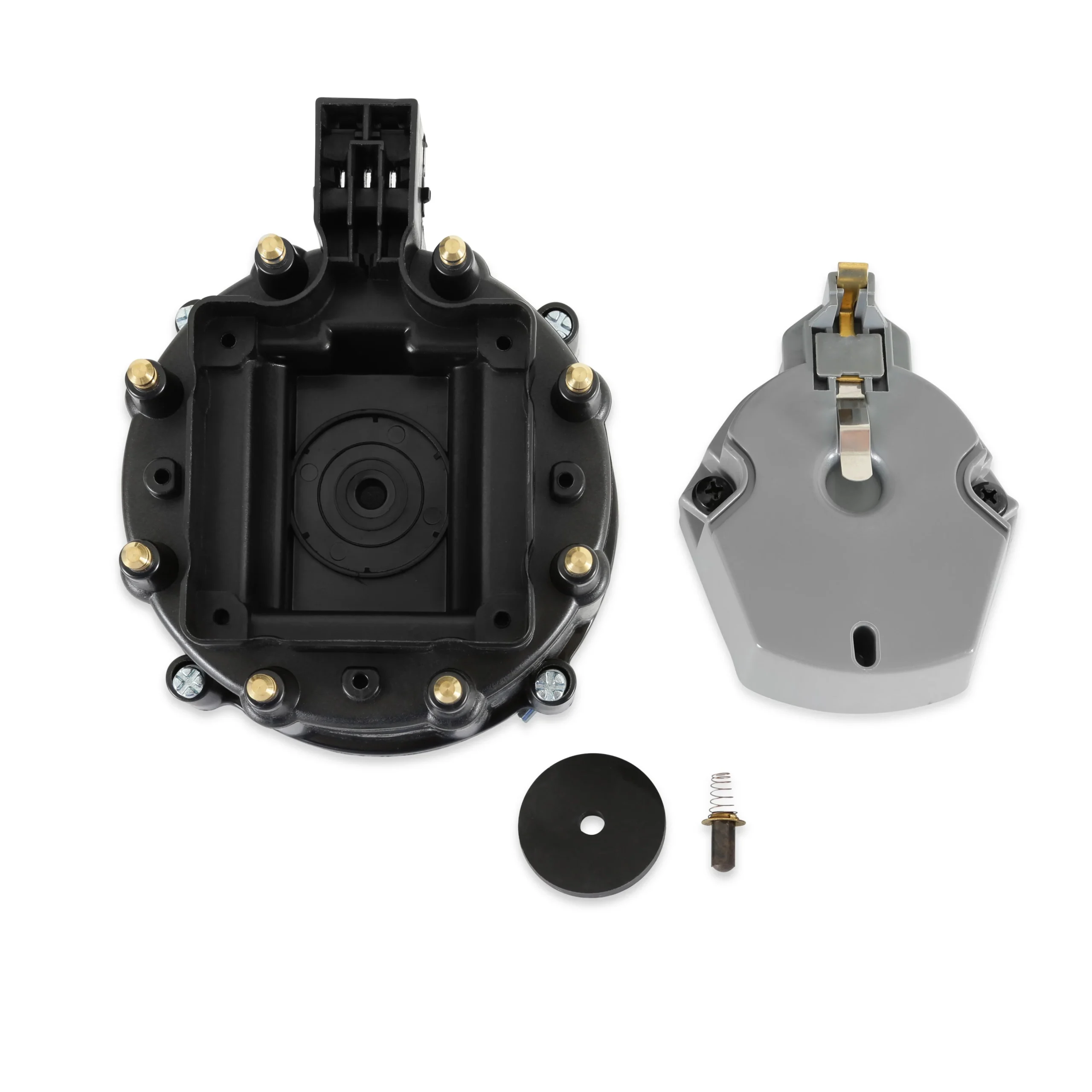 Replacement cap and rotor kit for Street Fire/GM HEI style distributors.