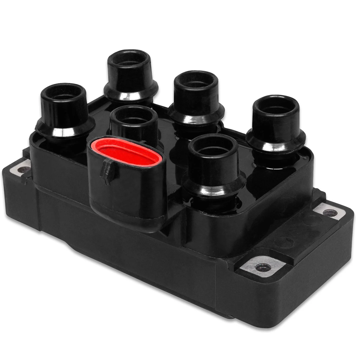 Street Fire Ignition Coil Pack, 1994-2000 Ford 6-Tower DIS Style, Black, Single