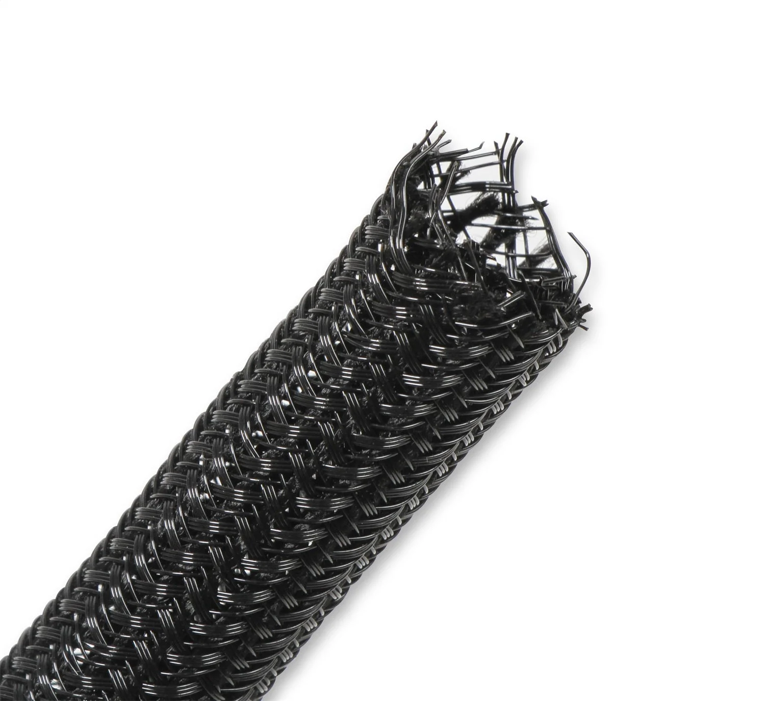 50 Feet, Black, 1/8" Braided F6 Split Wire Loom