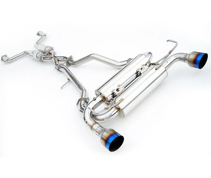 Invidia 02-08 Nissan 350z Gemini Rolled Stainless Steel Tip Cat-back Exhaust
