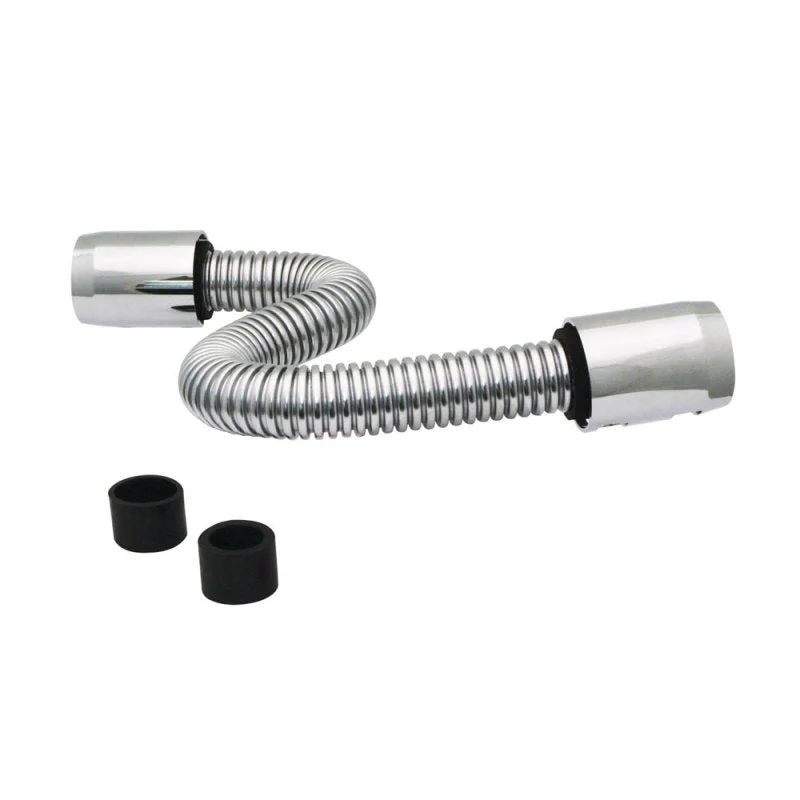 Spectre Magna Kool Radiator Hose Kit 24in W/Chrome End Covers