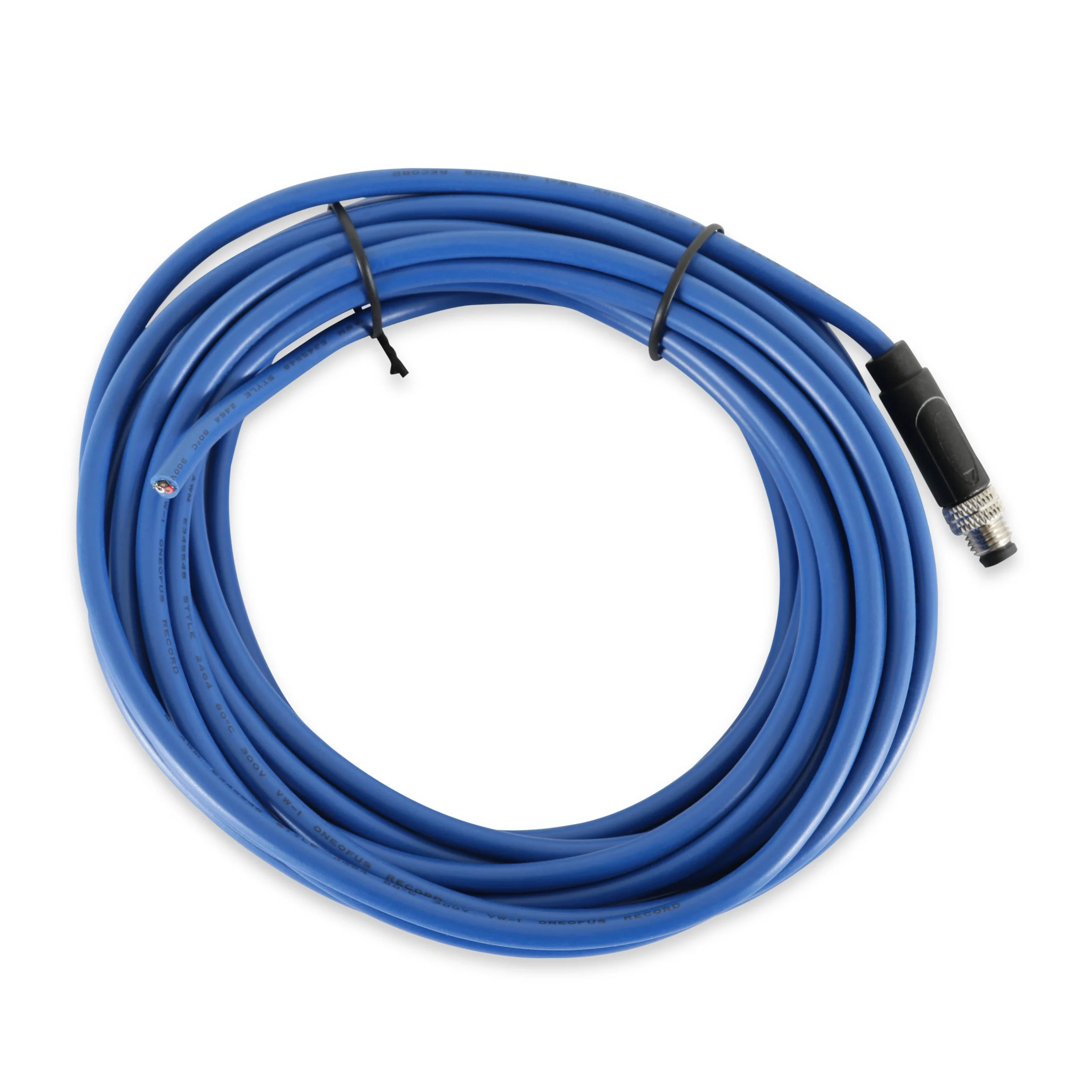 Record Cable for Power/RPM Harness, Blue, 240" Unterminated
