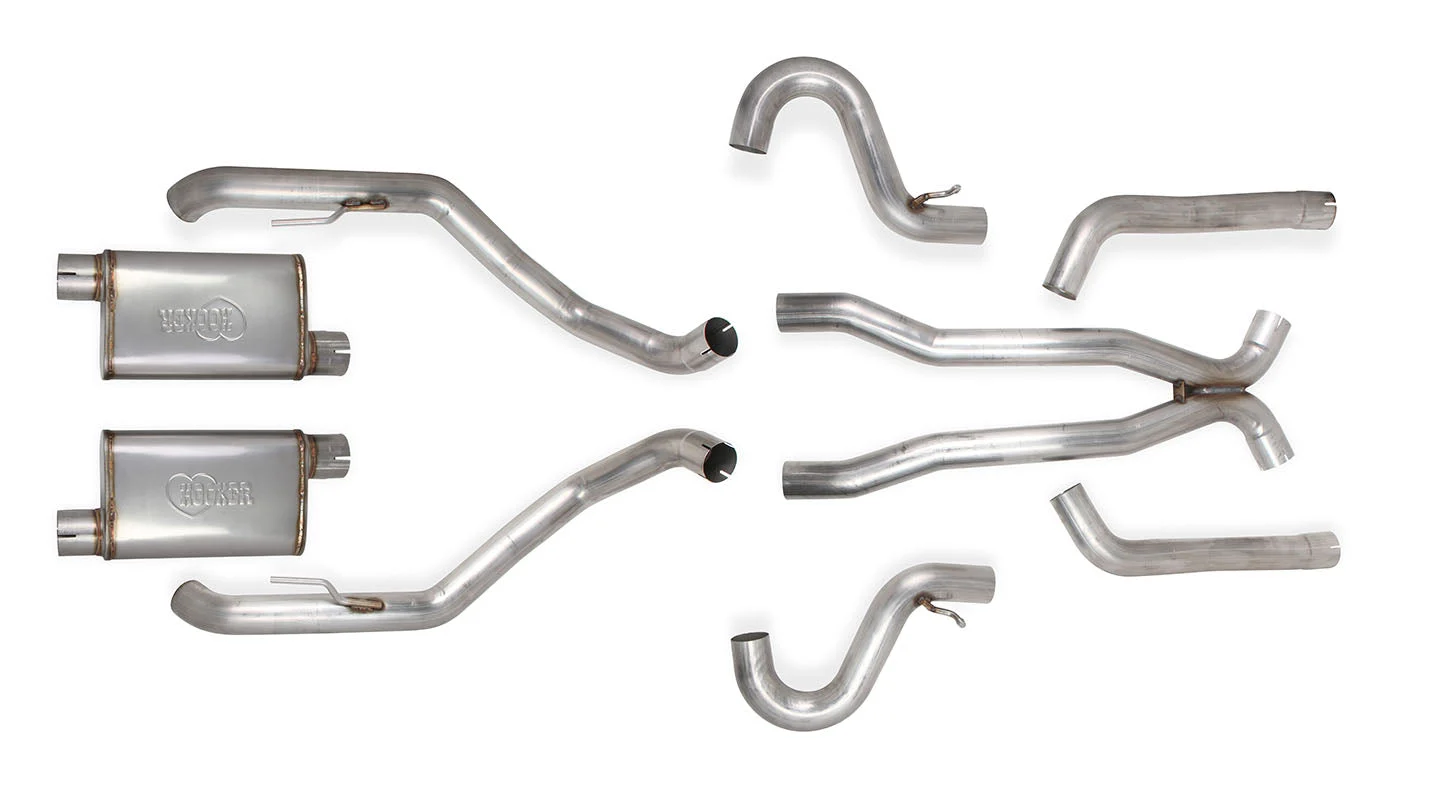 Fits 1964-1967 GM A-BODY LS SWAP EXHAUST SYSTEM, 3 inch, 304SS
