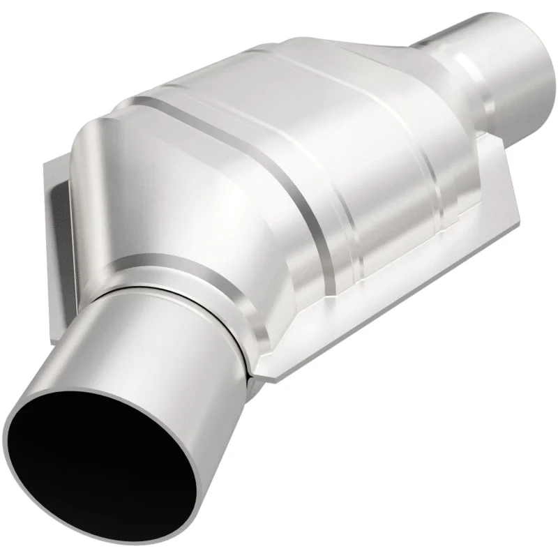 MagnaFlow Universal Catalytic Converter 2.25in Angled Inlet Front CA