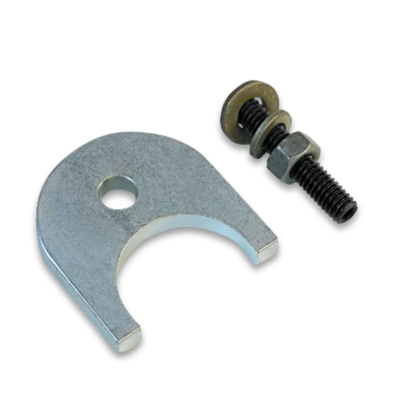 This Ford Hold Down Clamp is CNC machined from steel.