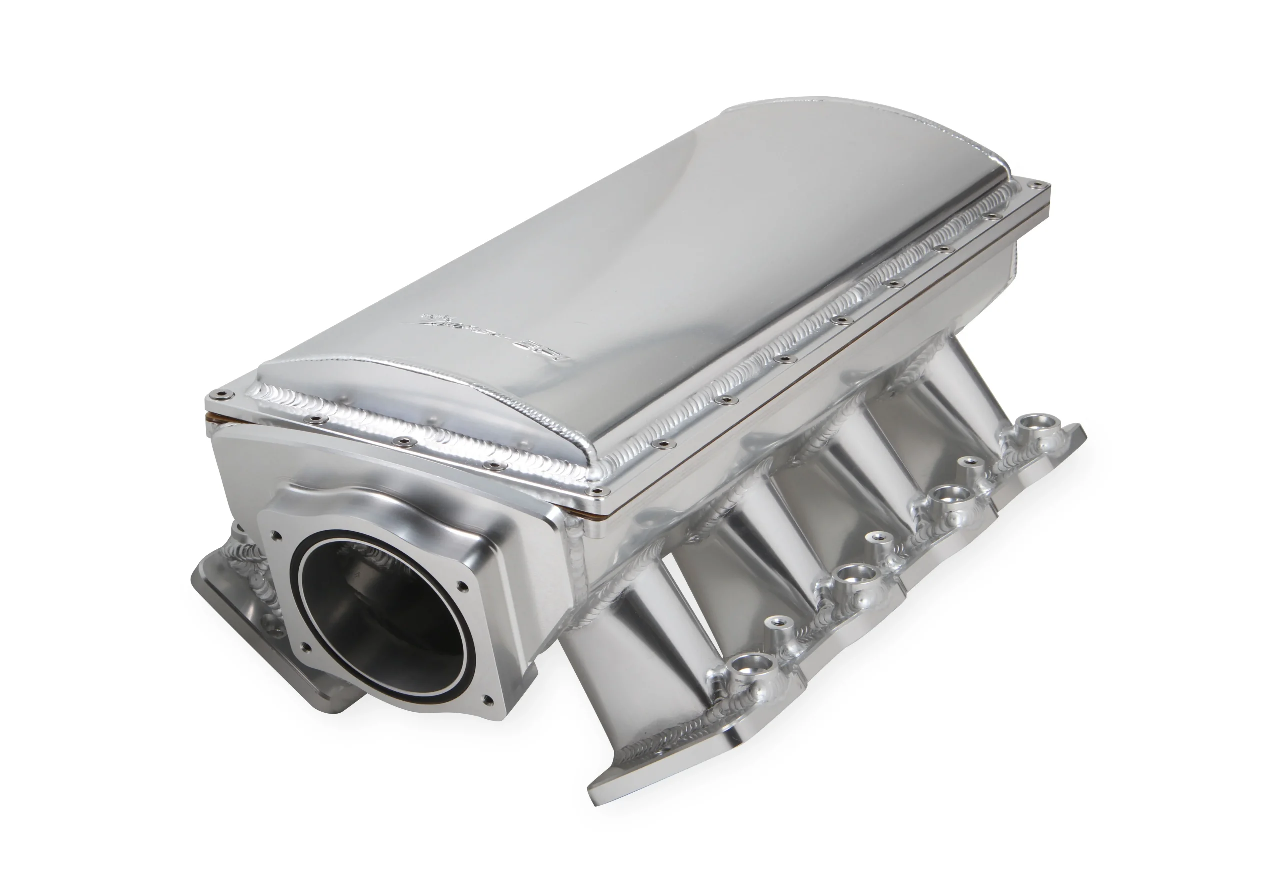 Sniper EFI Fabricated Race Series Intake Manifold - GM LS1/LS2/LS6 - Silver