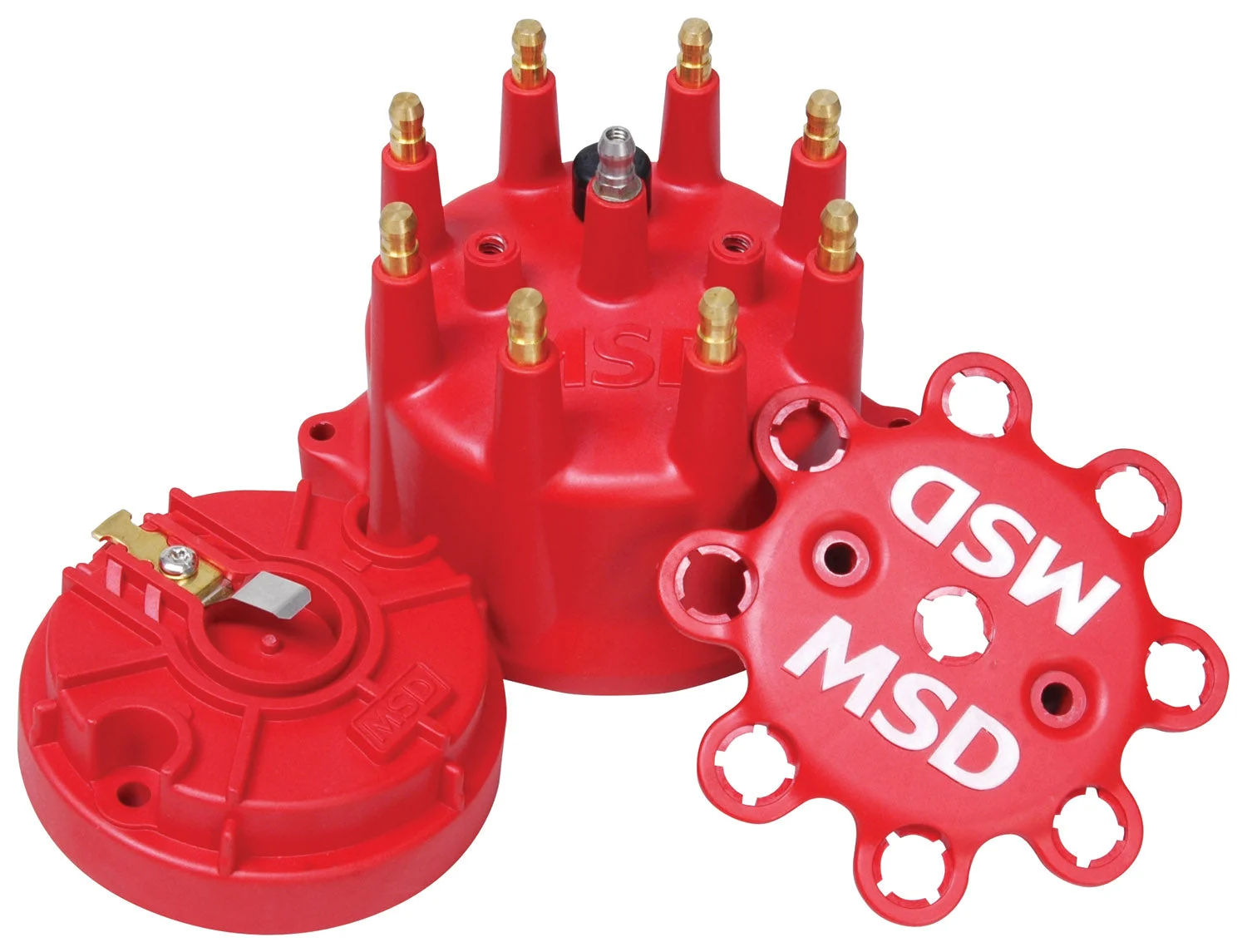 Kit contains Small Diameter MSD Cap, PN 8431 and Race Rotor, PN 8467.