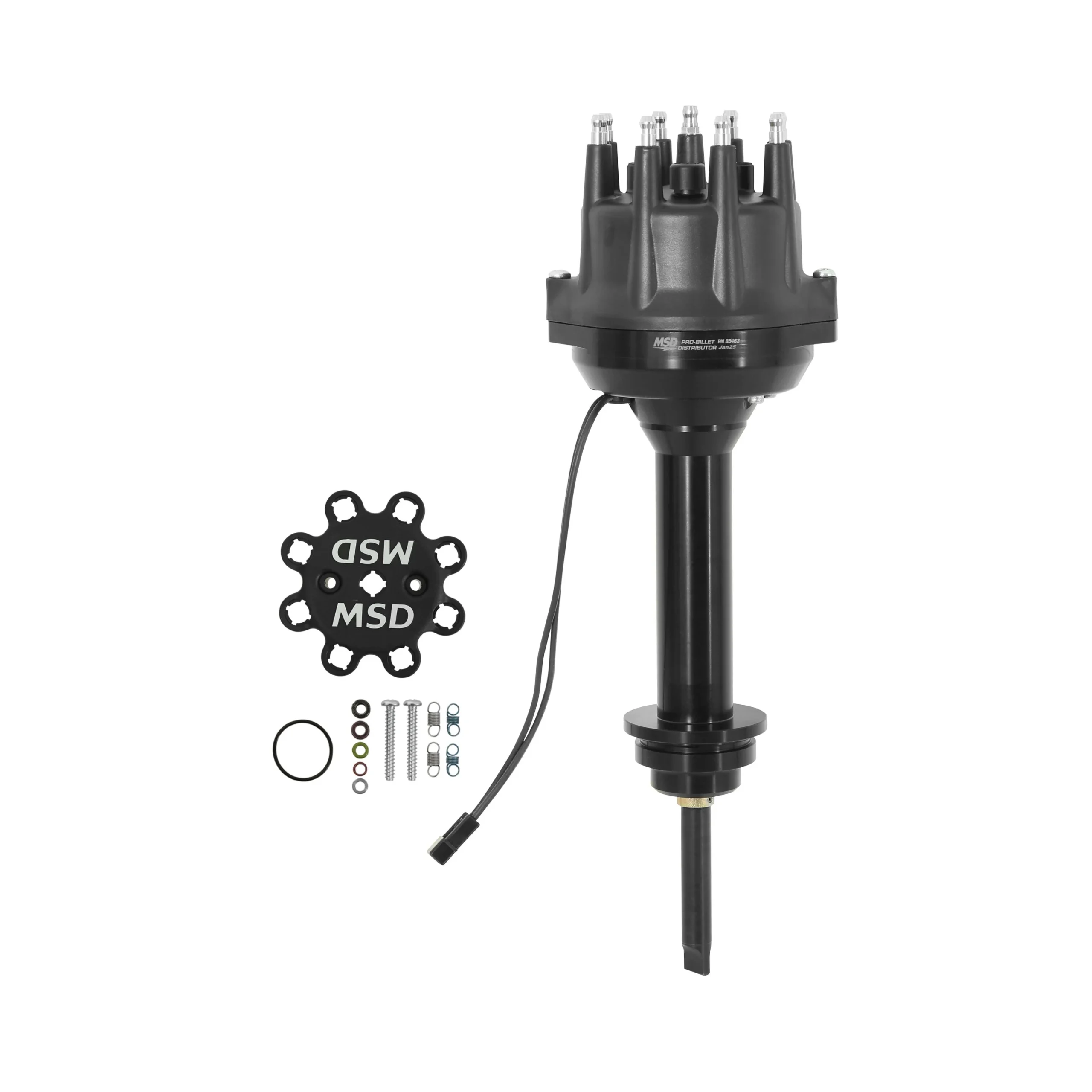 MSD Black Chrysler 426, 440 Pro-Billet Distributor