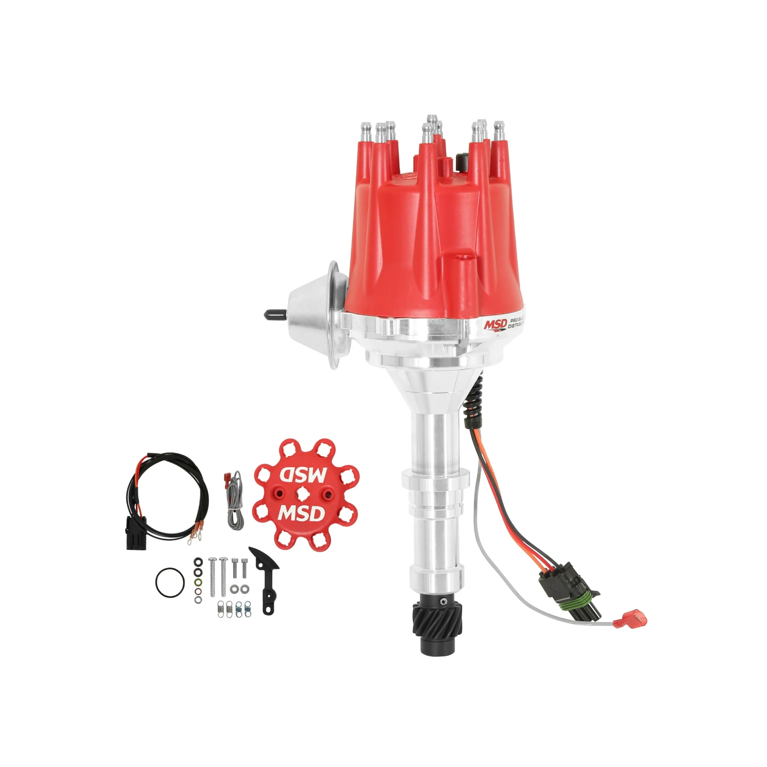 MSD Ready-To-Run Distributor - Buick 400-430-455 V8 - Red