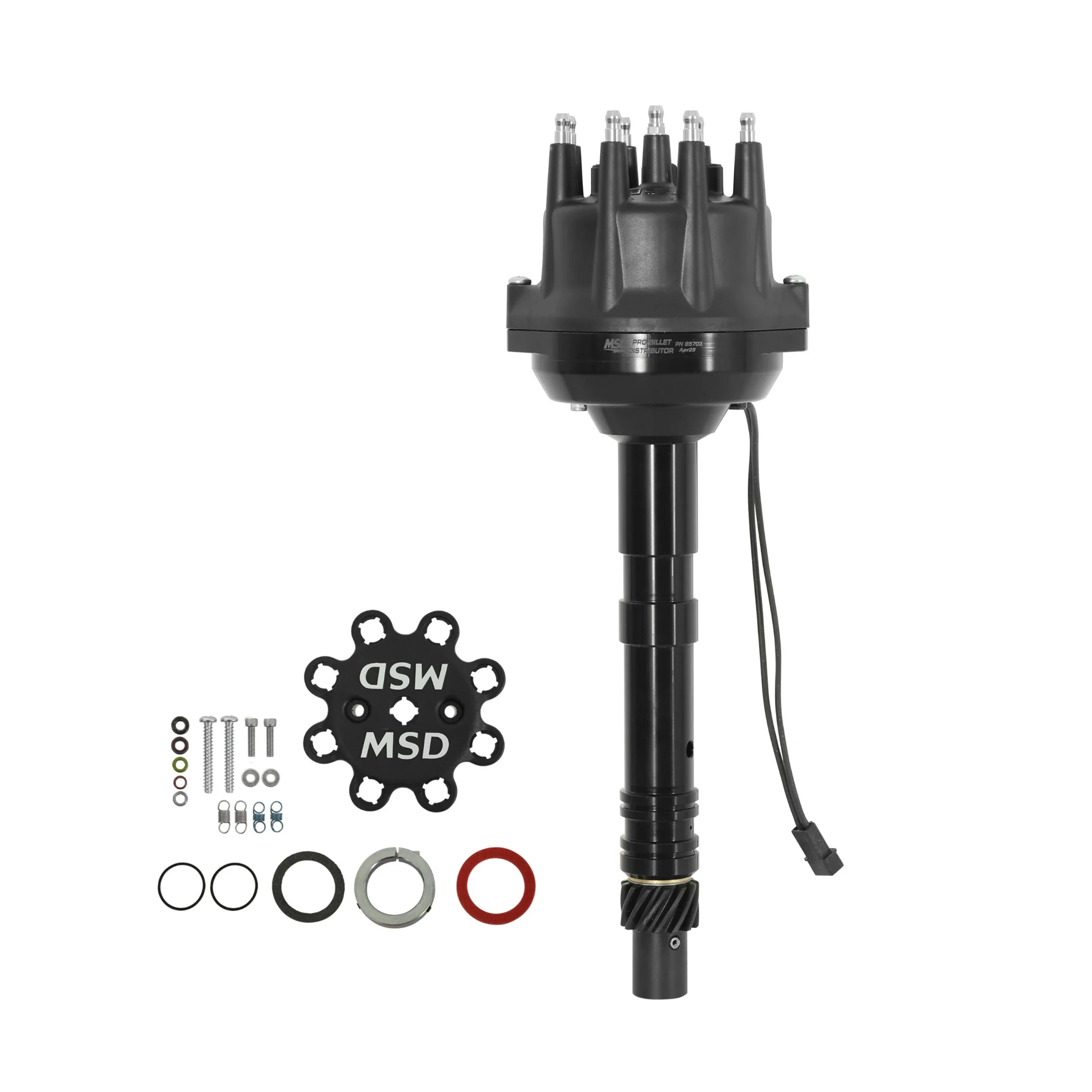 MSD Black Small Diameter Chevy V8 Pro-Billet Distributor