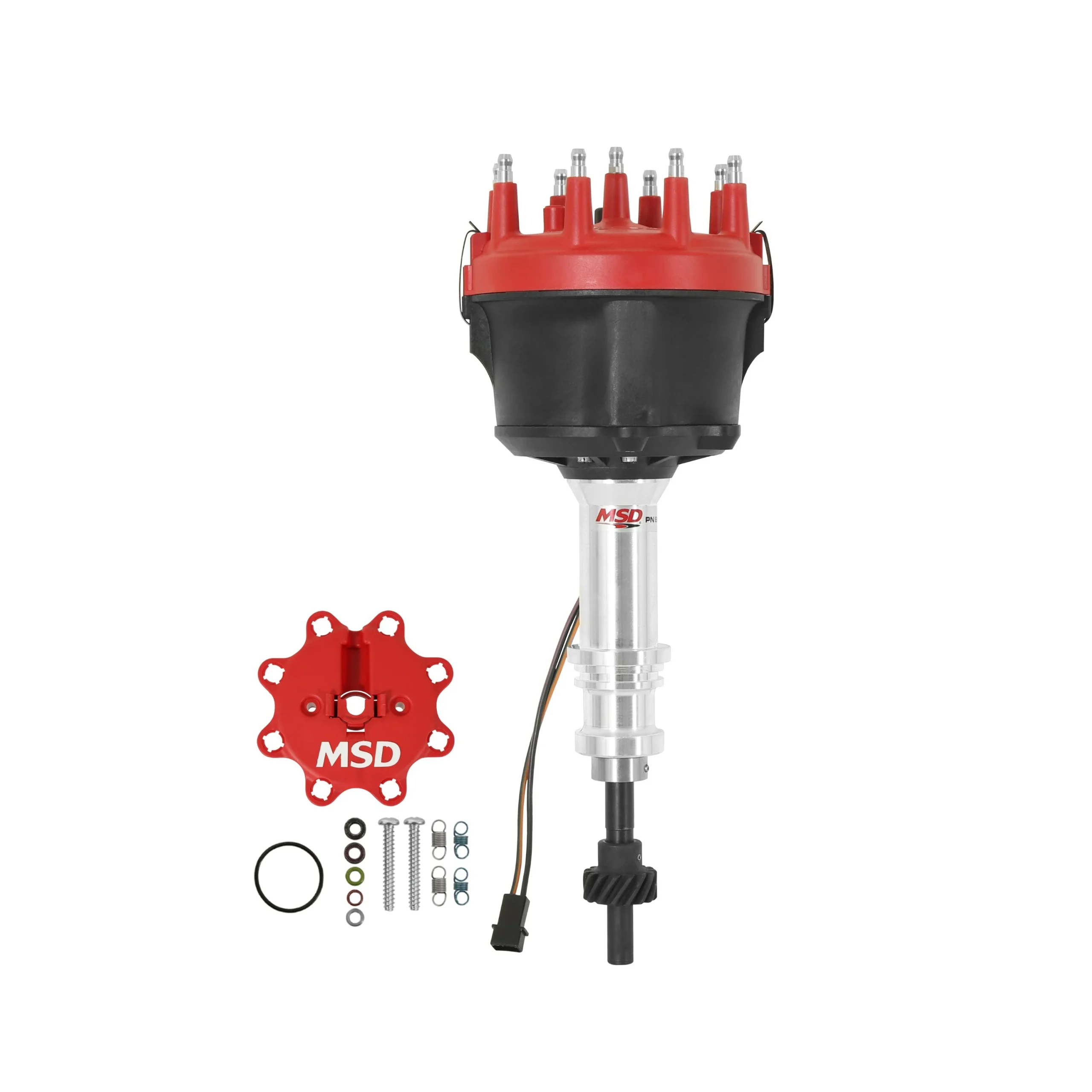 MSD Billet Distributor - Ford - Small Block - Iron Gear