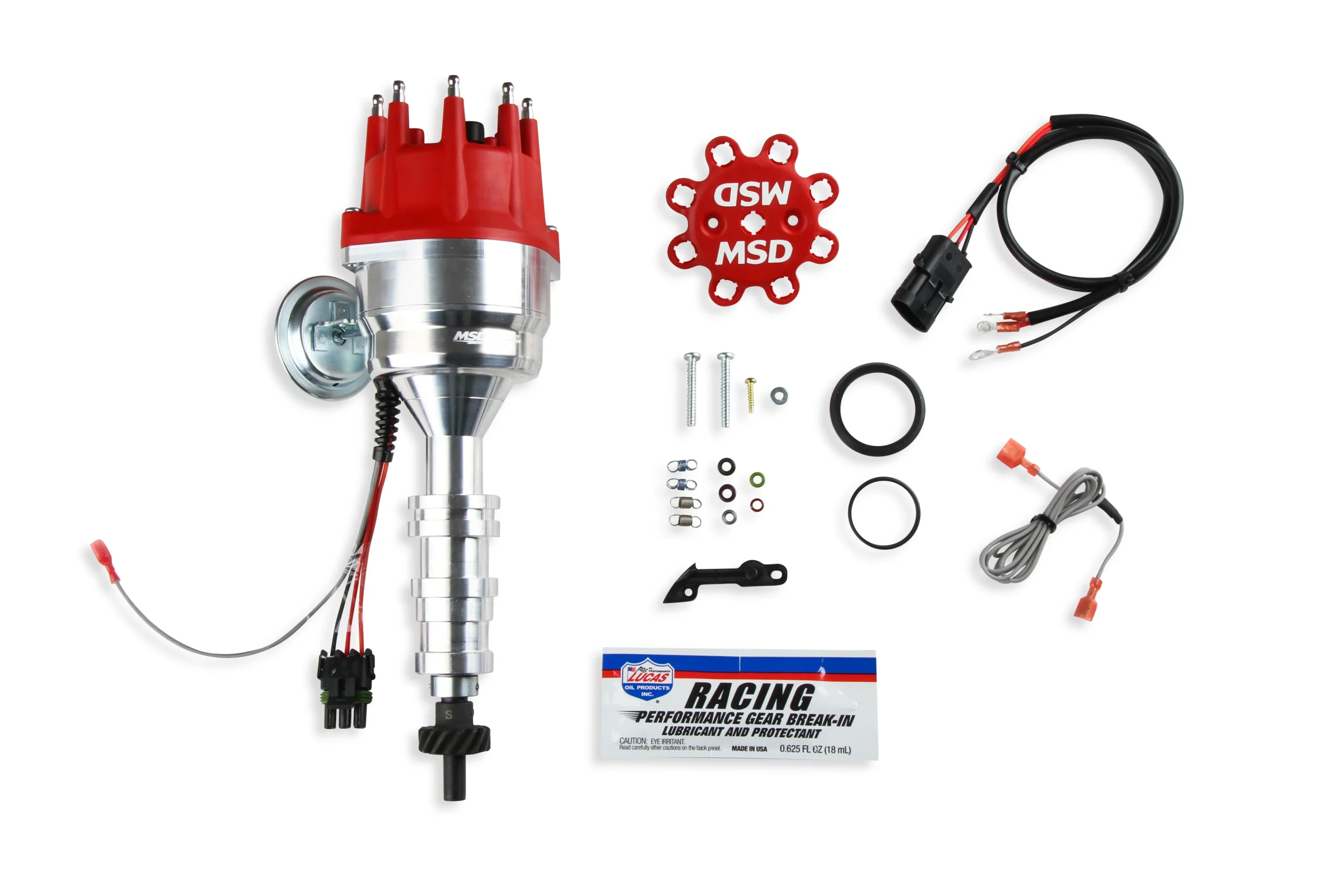 MSD Distributor, Ford FE, Ready-to-Run, Steel Gear